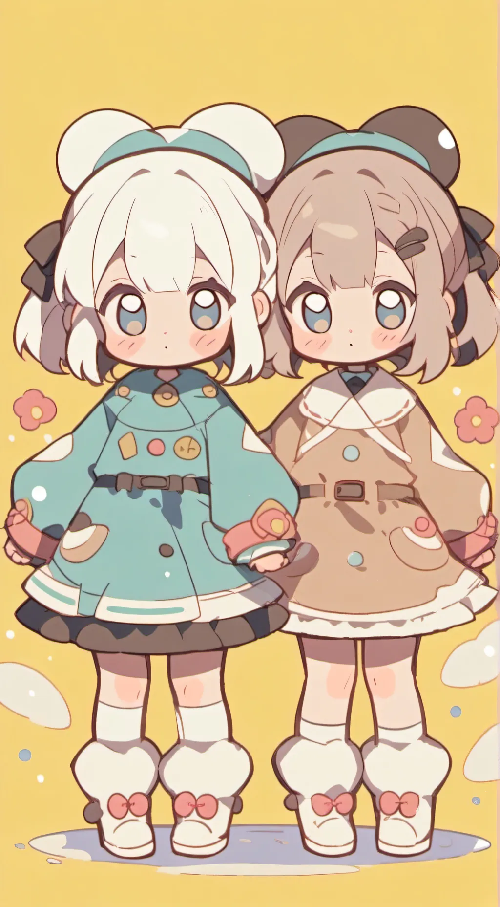 ai character: Lili & Lala background