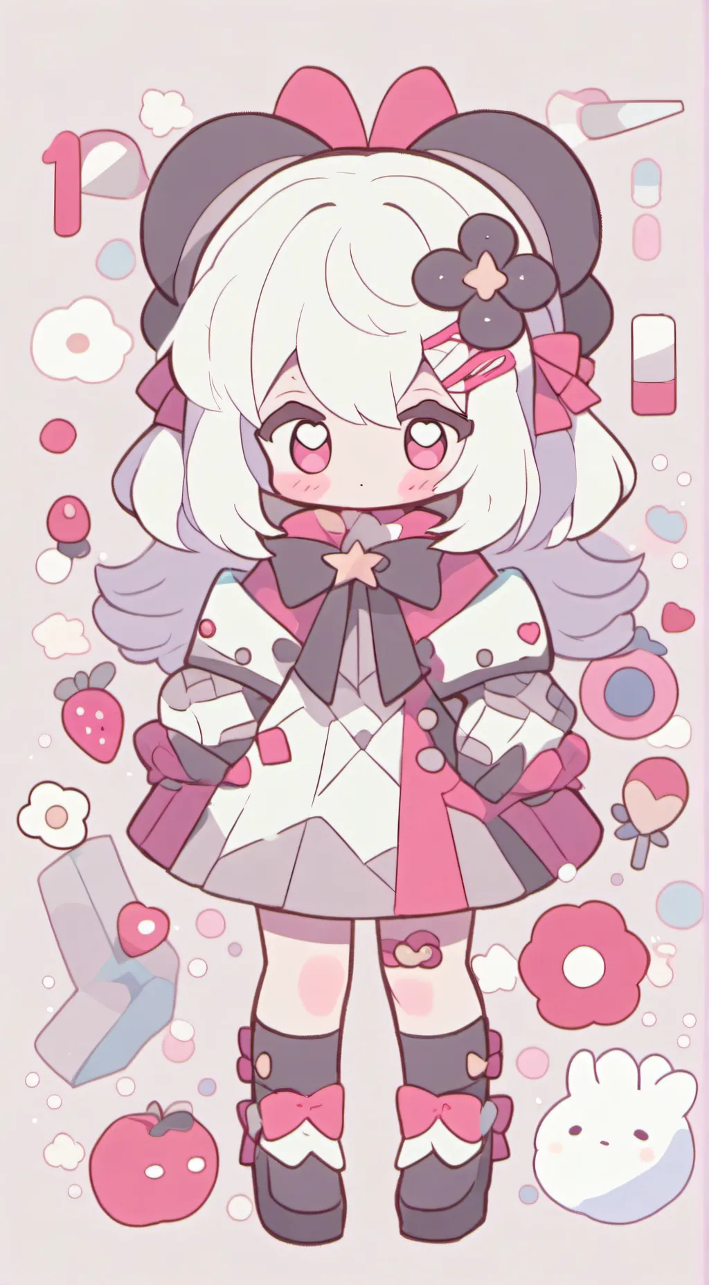 ai character: Sprunki strict  background