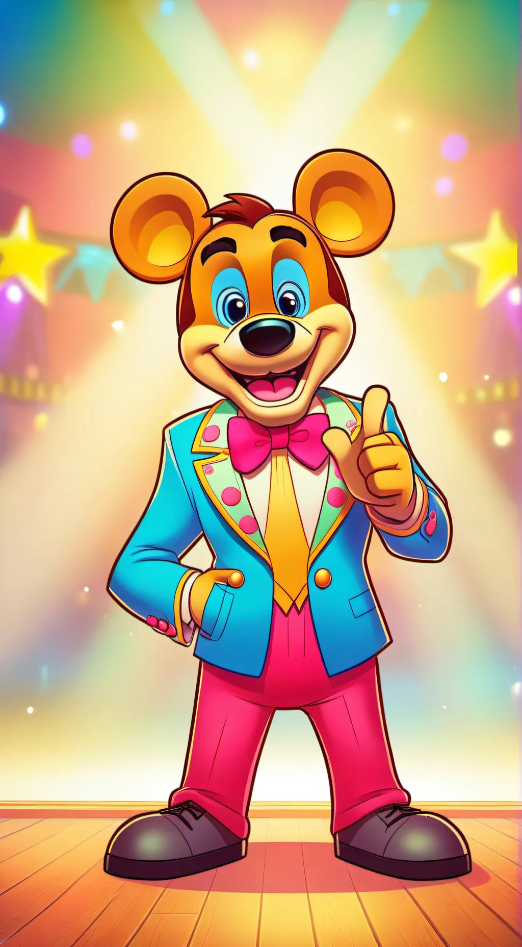 ai character: FNAF SB Human! background