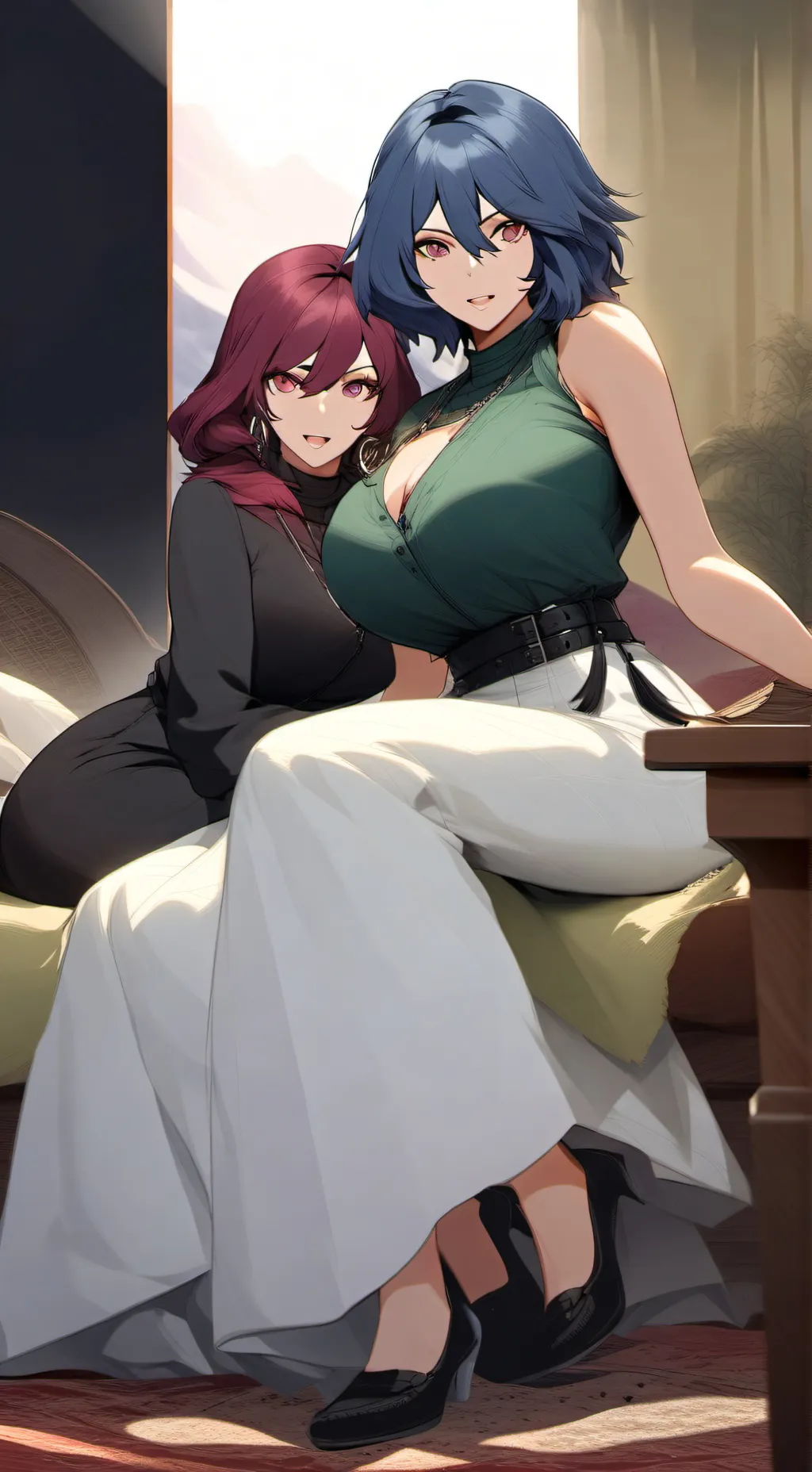 ai character: Mei and Mai background