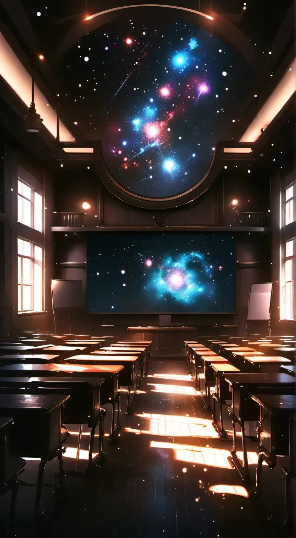 ai character: Classroom background