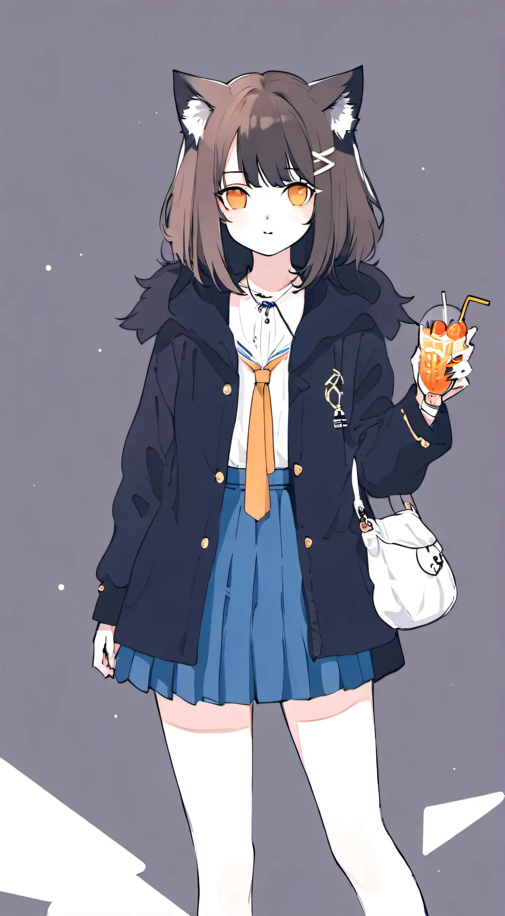 ai character: Neko girl background