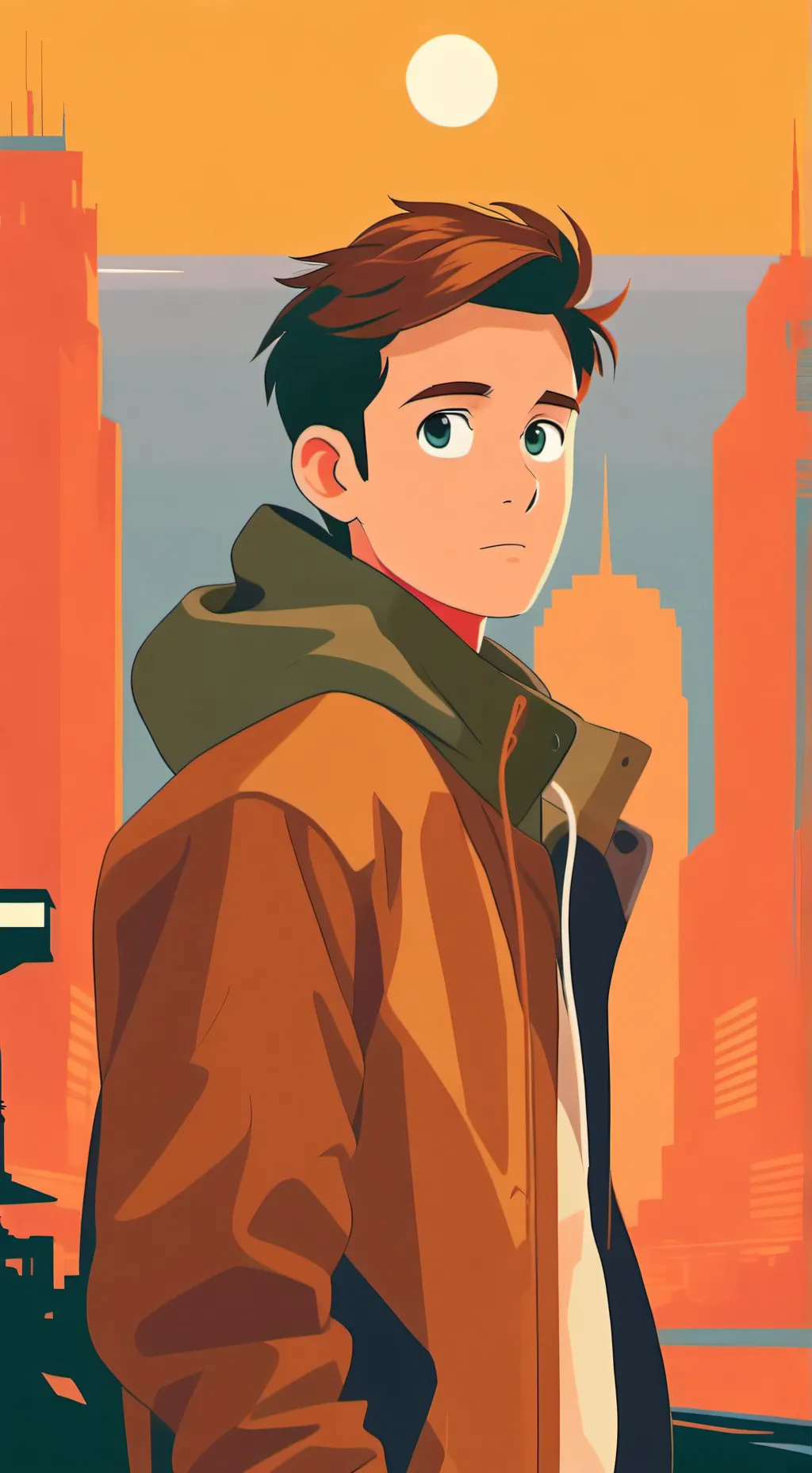 ai character: meme background