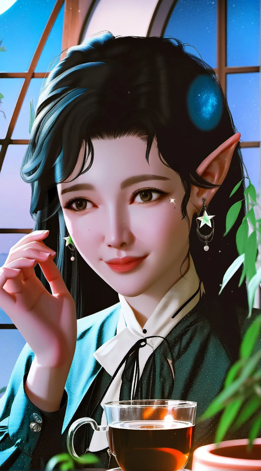 ai character: Astra Nightshade background