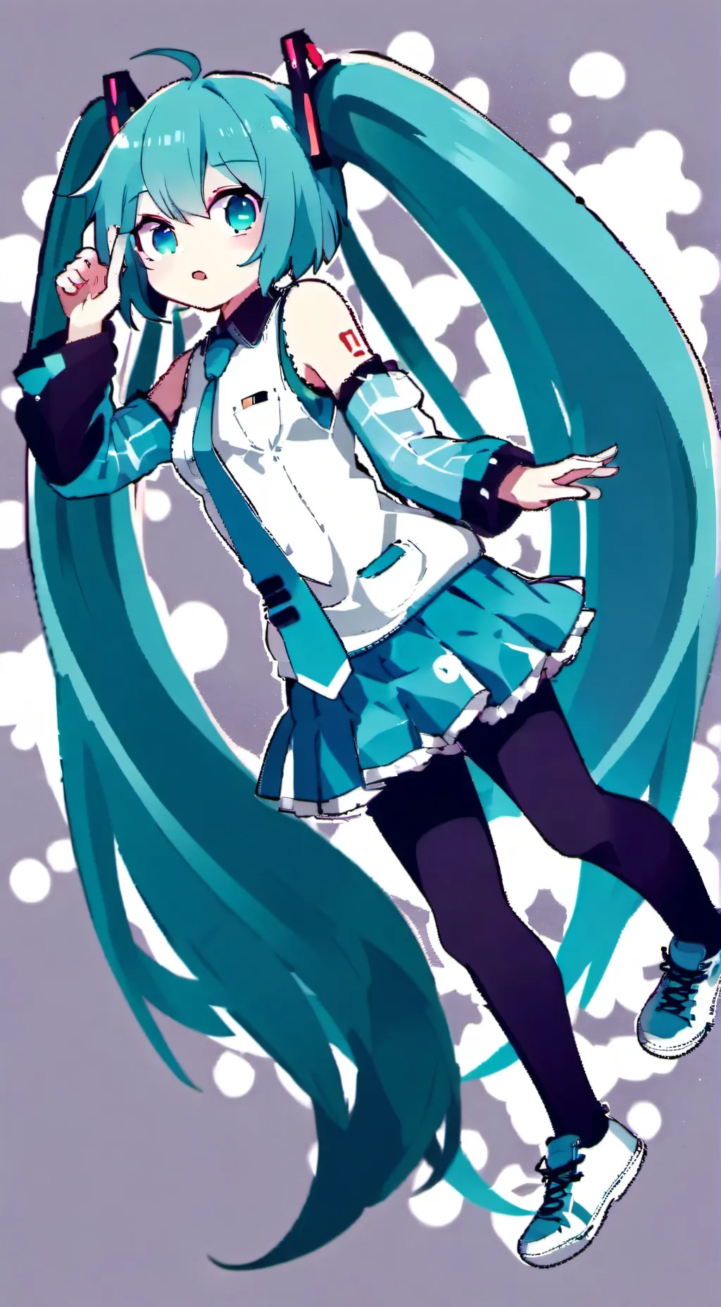 ai character: miku background