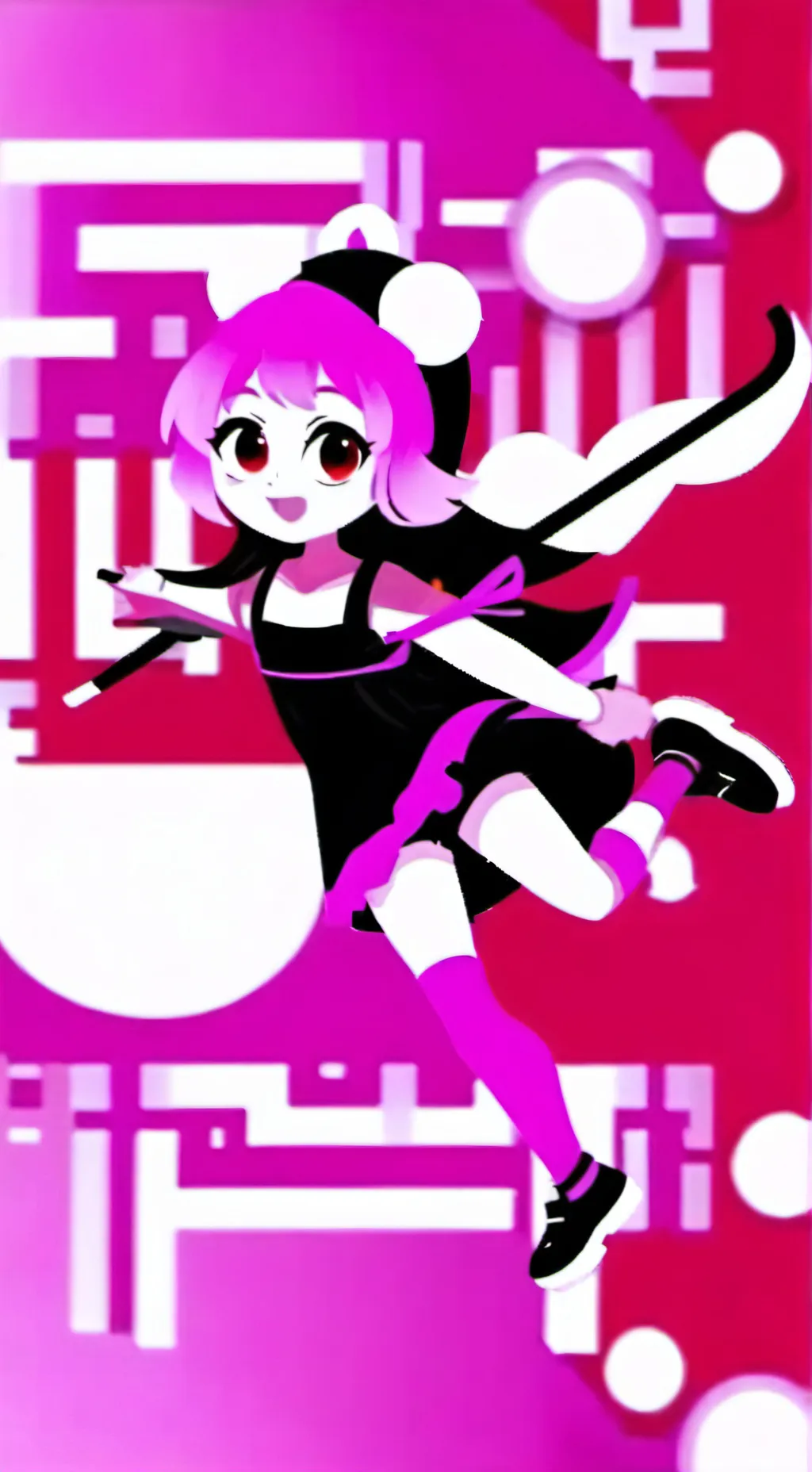 ai character: Pinki background
