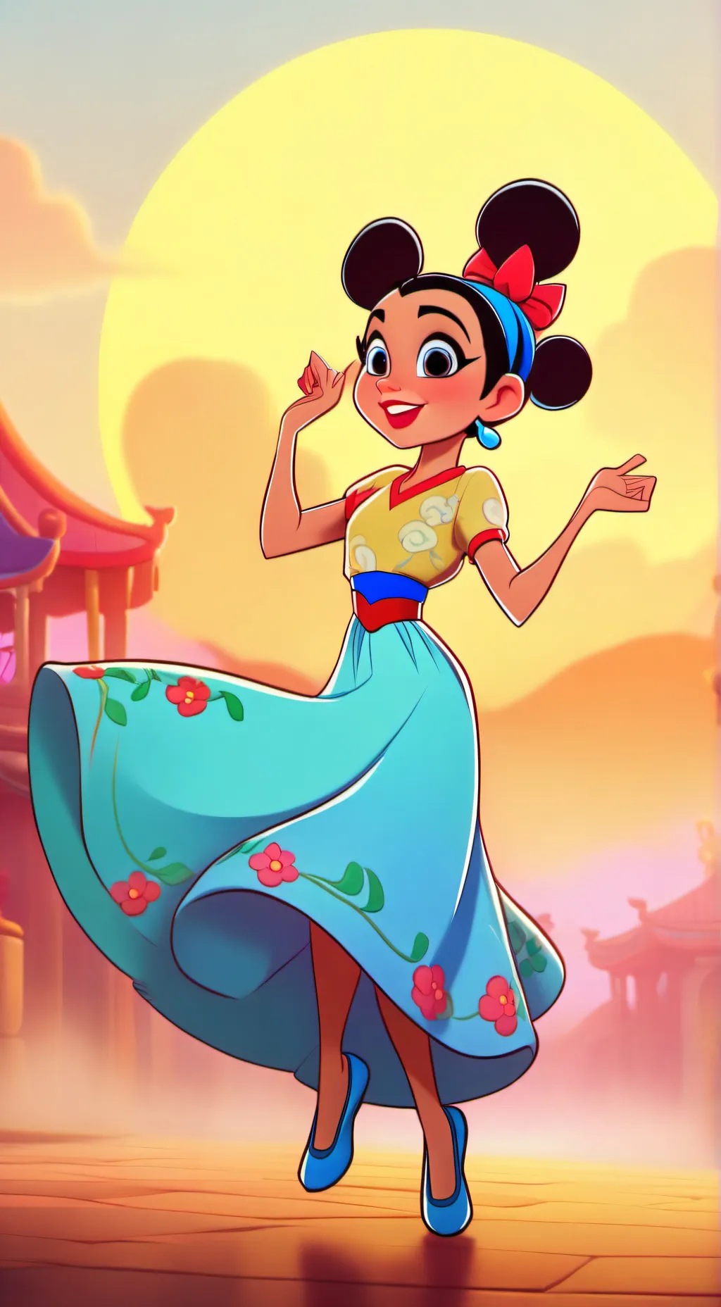 ai character: dandan background