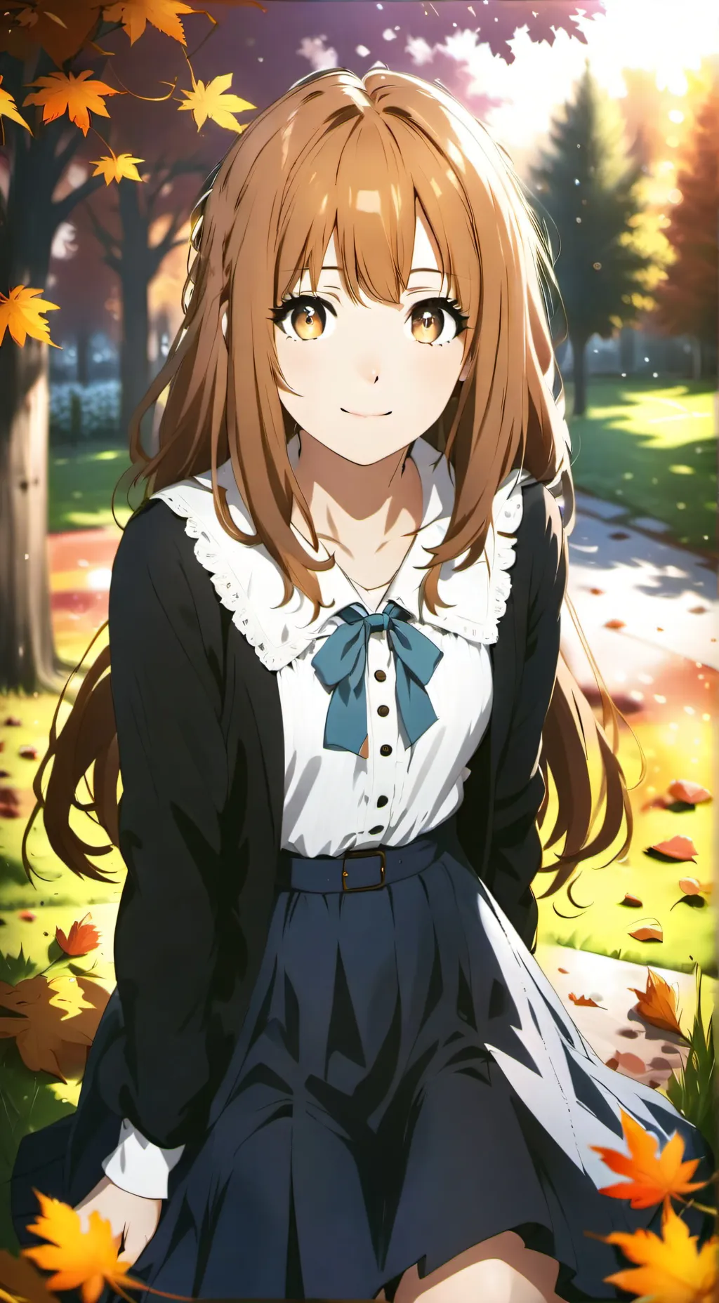 ai character: hazel background