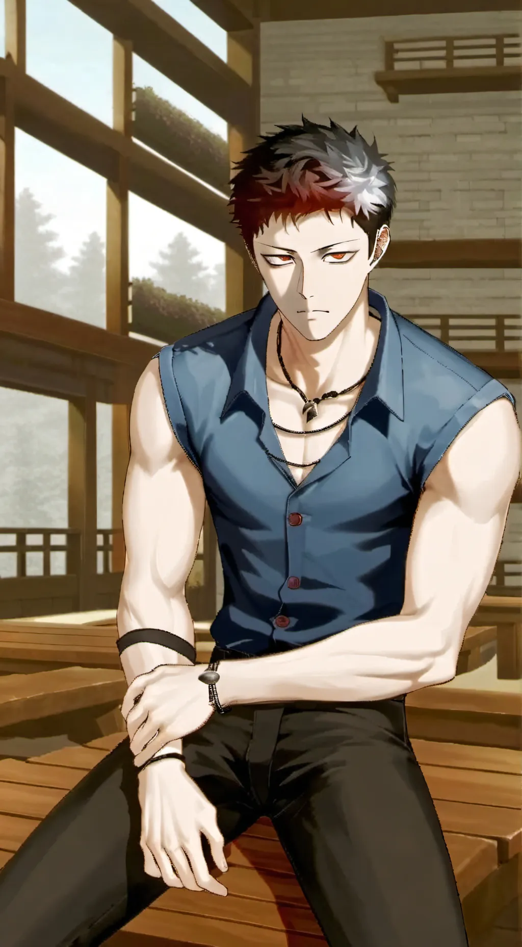 ai character: Kenzeo  background