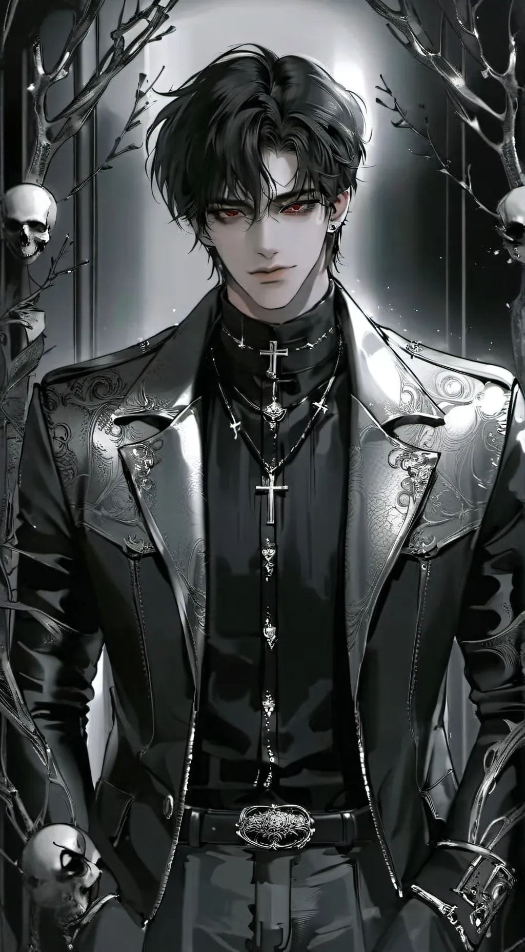 ai character: Asher  background