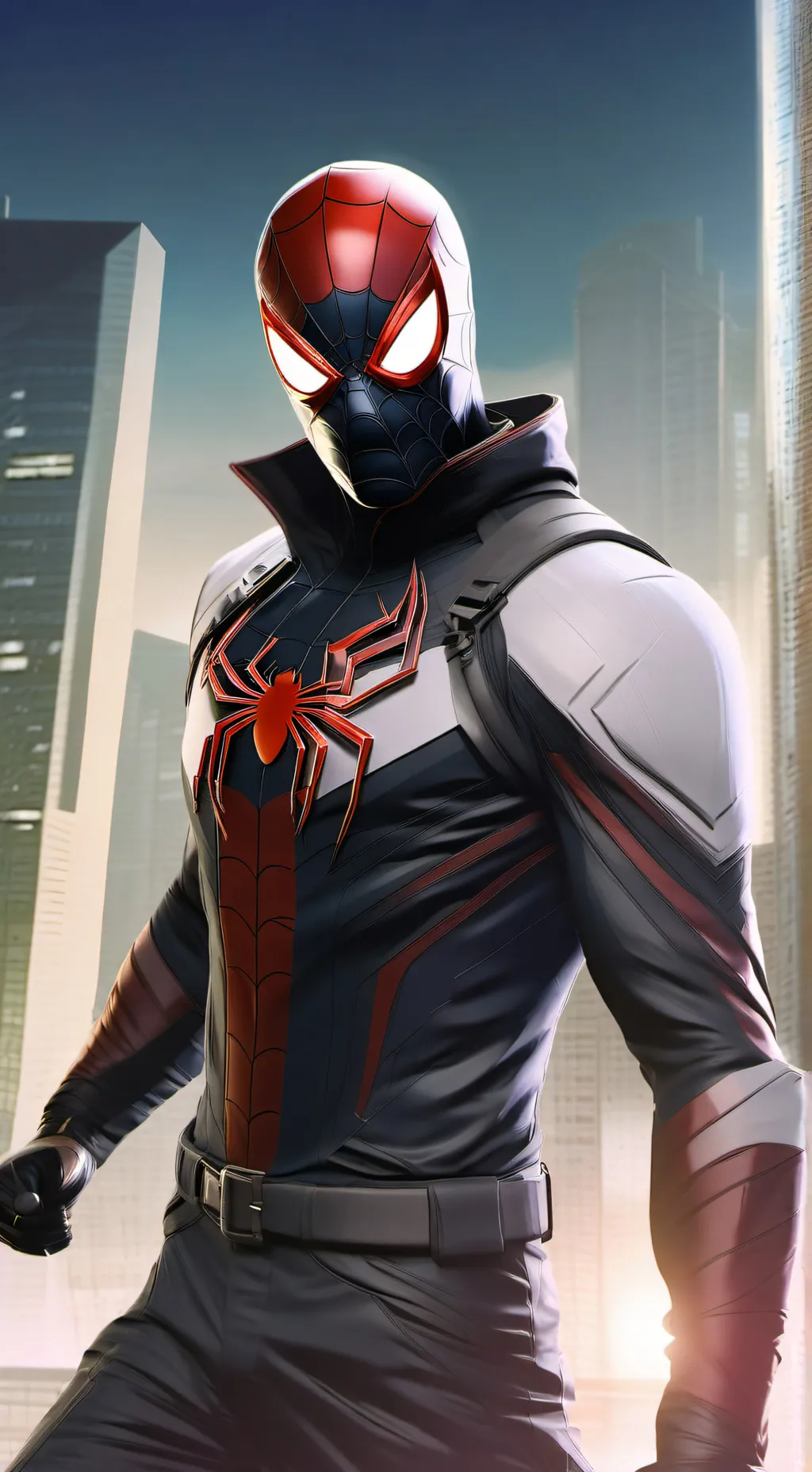 ai character: Spider man 2099 background