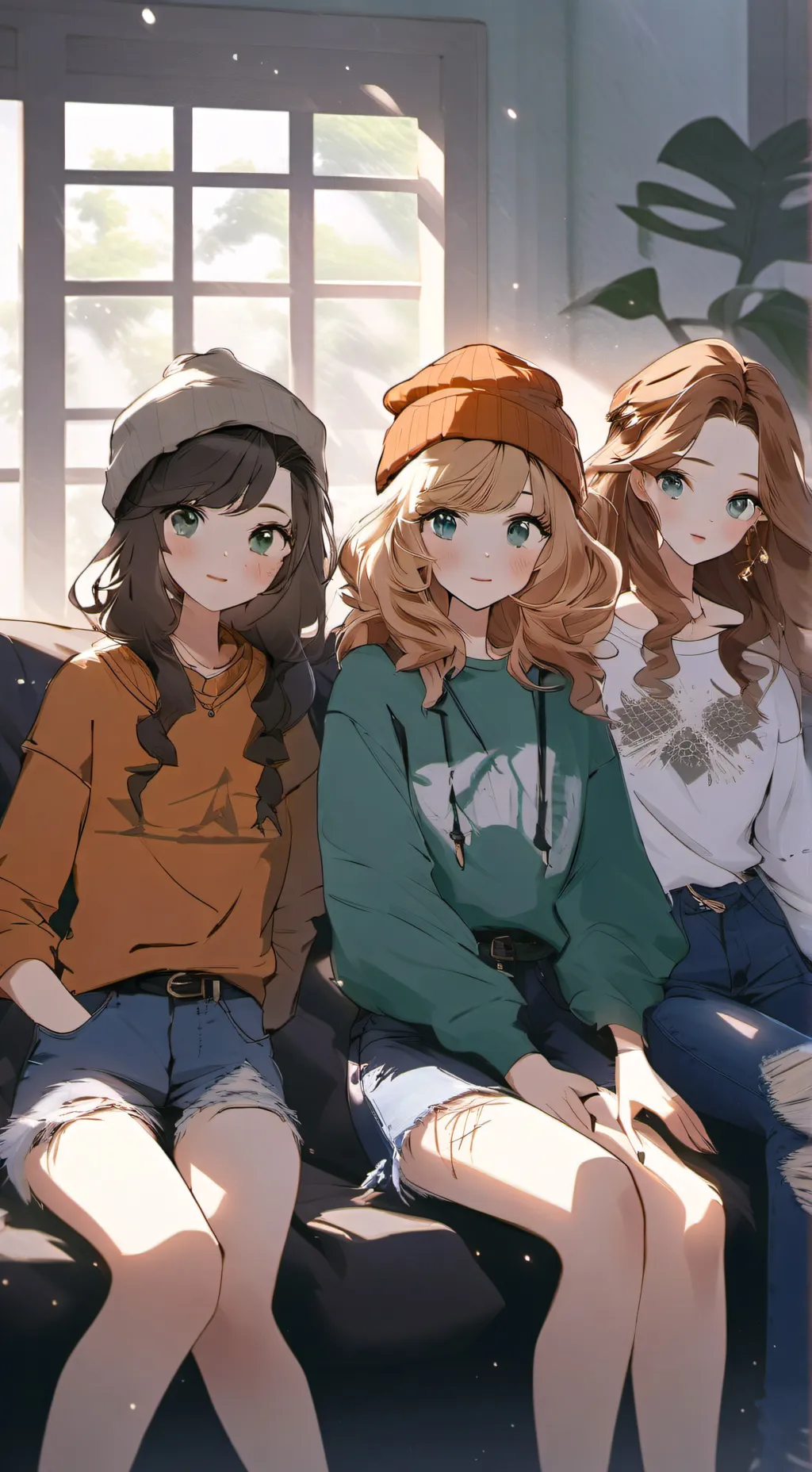 ai character: Nico, Ava, & Jess background