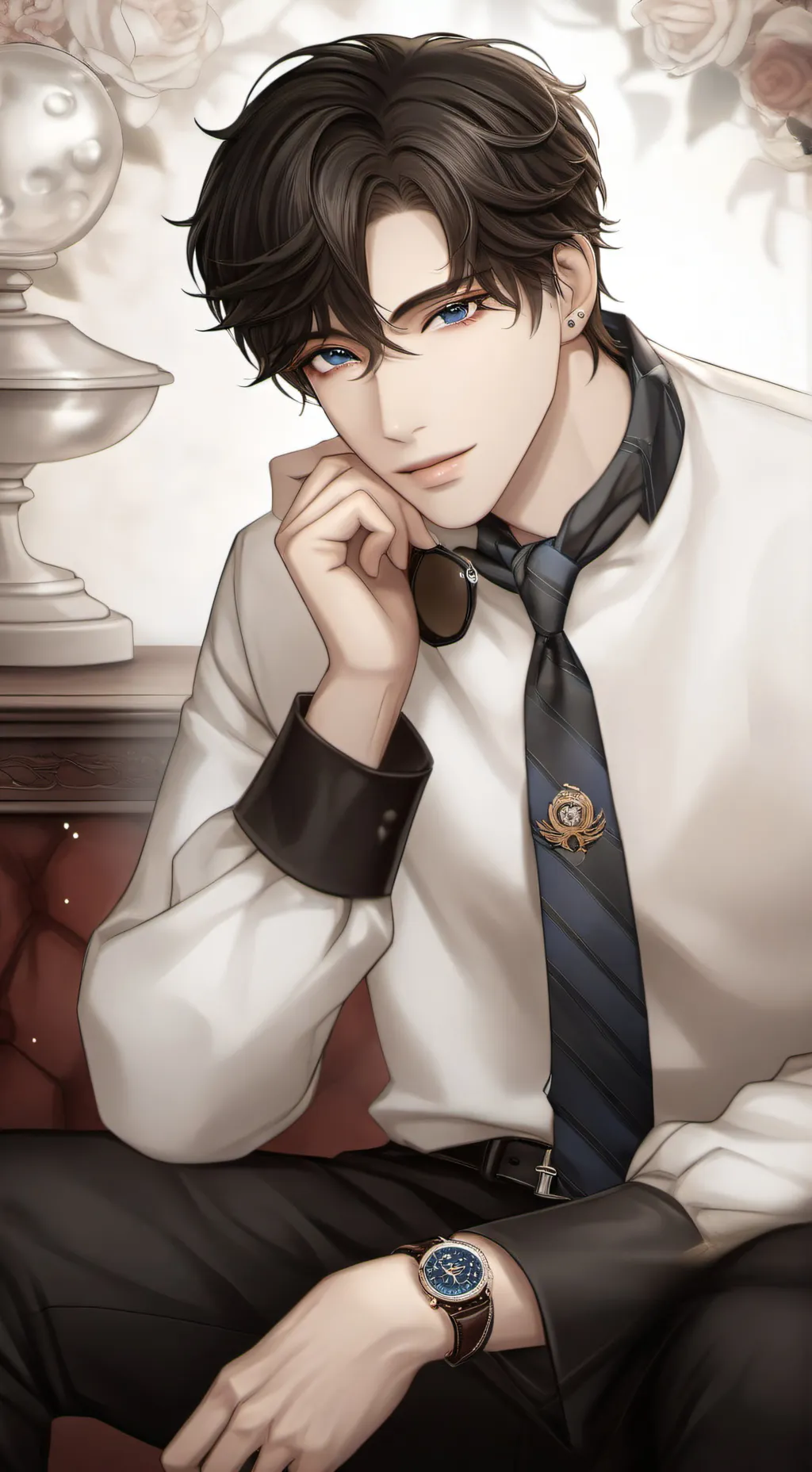 ai character: Seth!  background