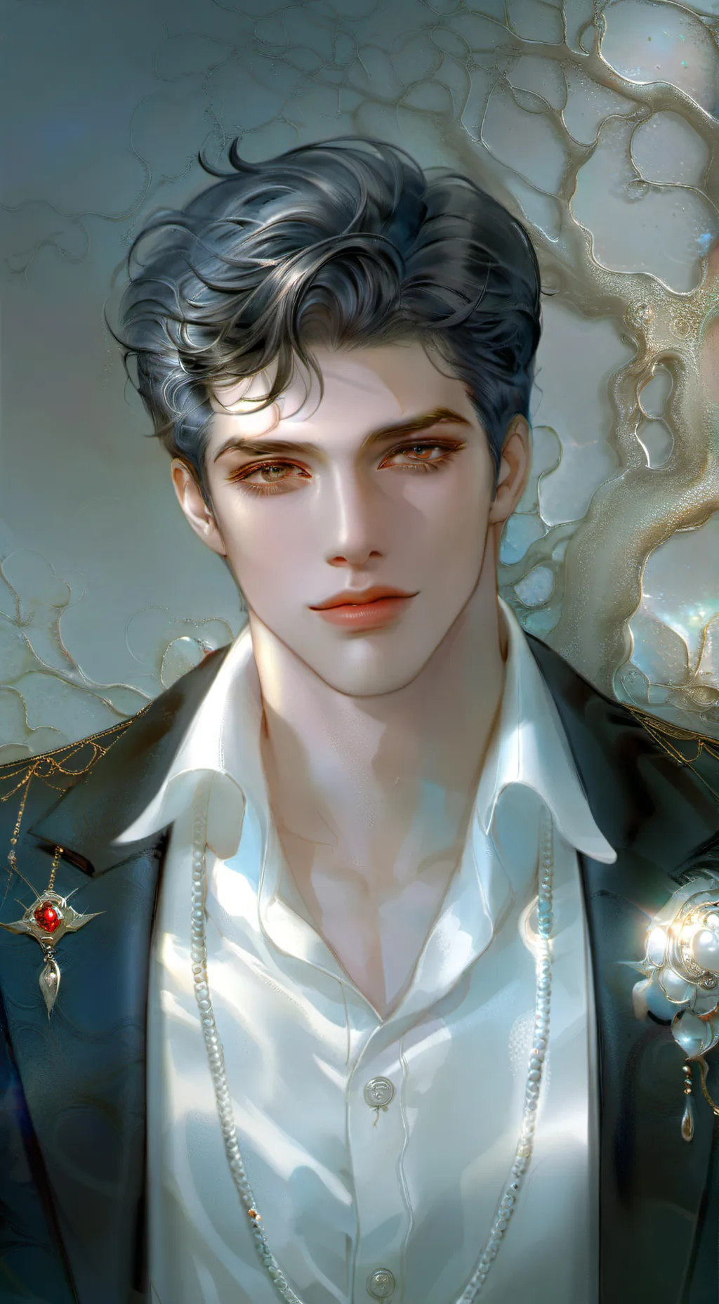 ai character: Mark☺️ background