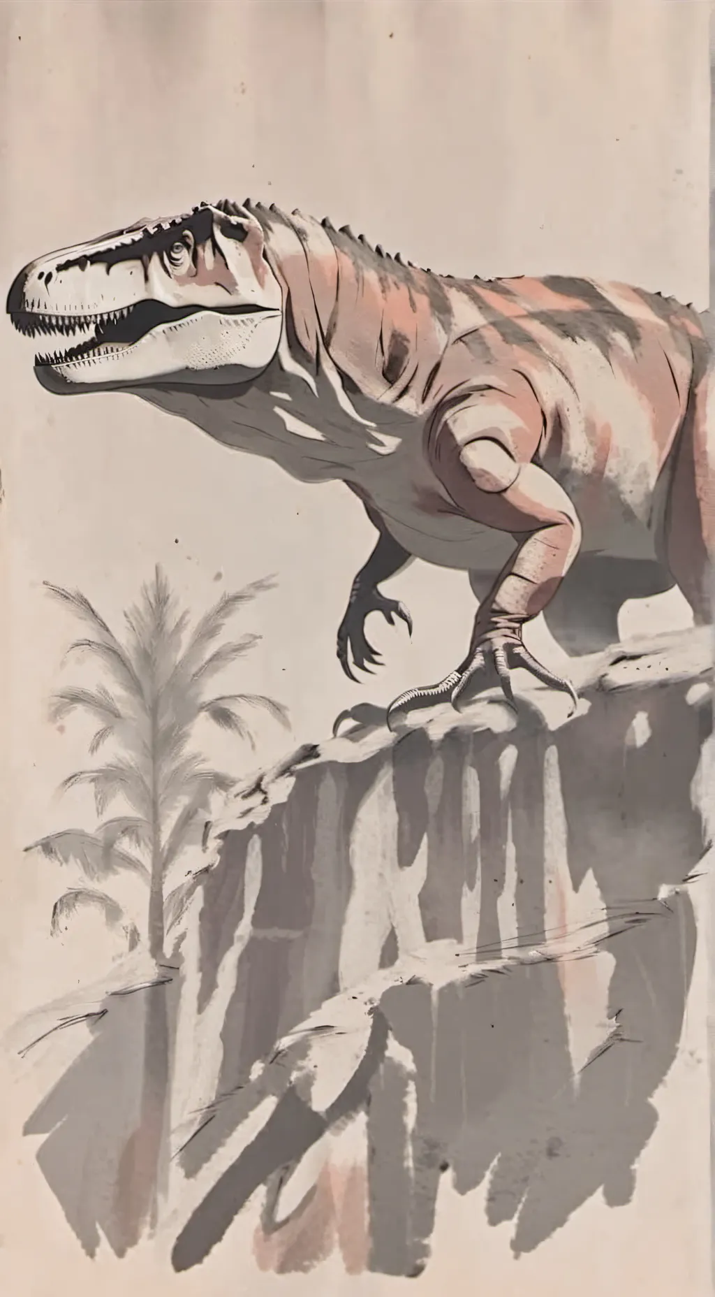 ai character: T-Rex background