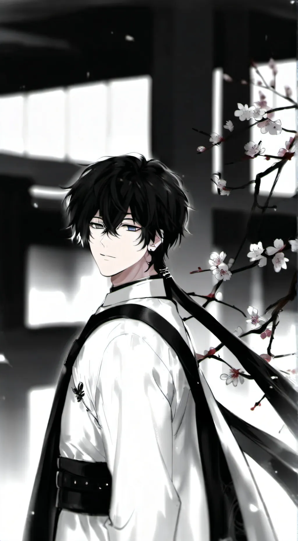 ai character: Max 🖤💖 background
