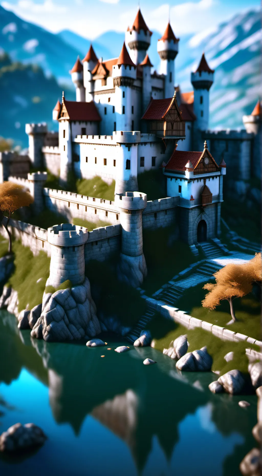 ai character: castillo de Ganon  background