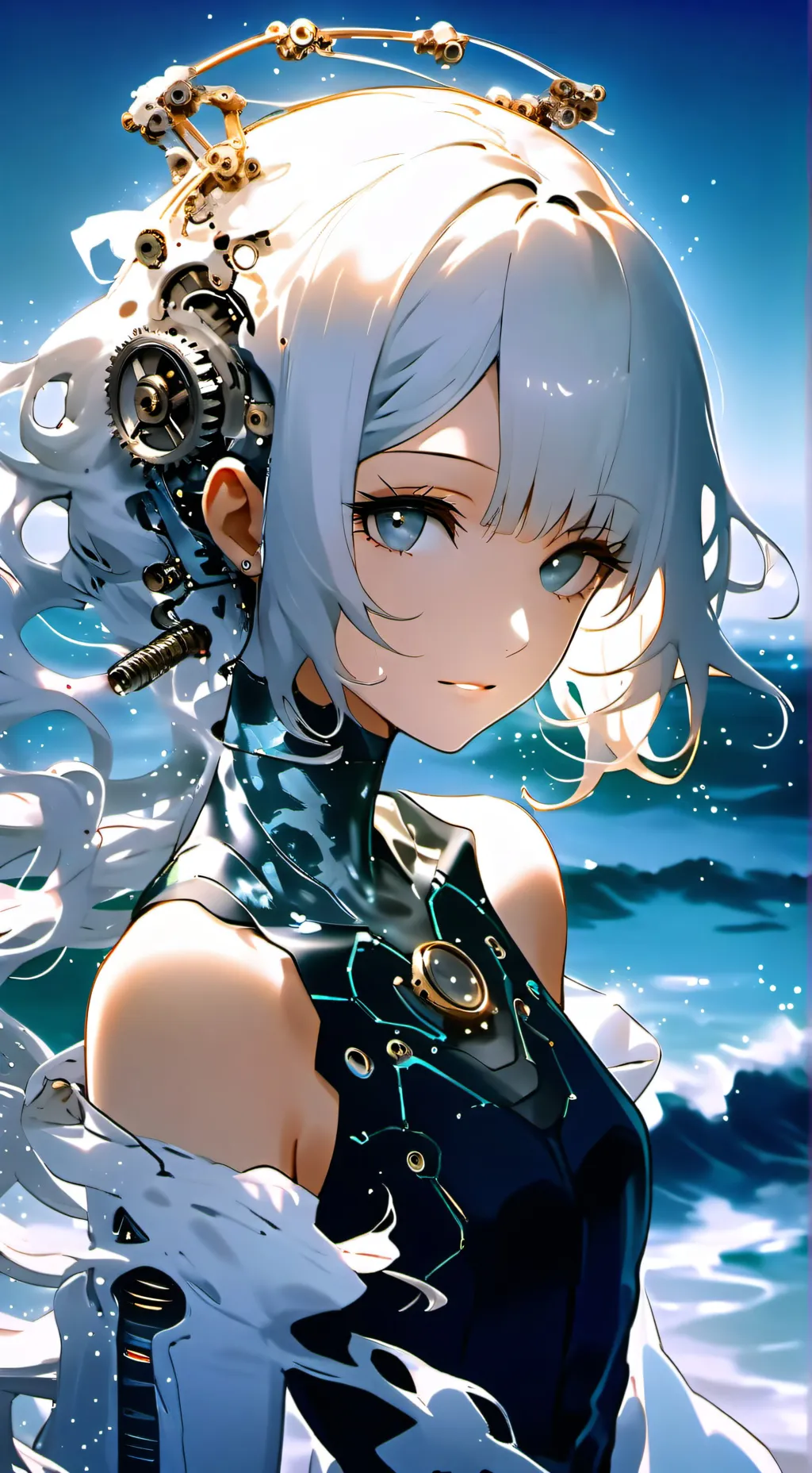 ai character: Luna background