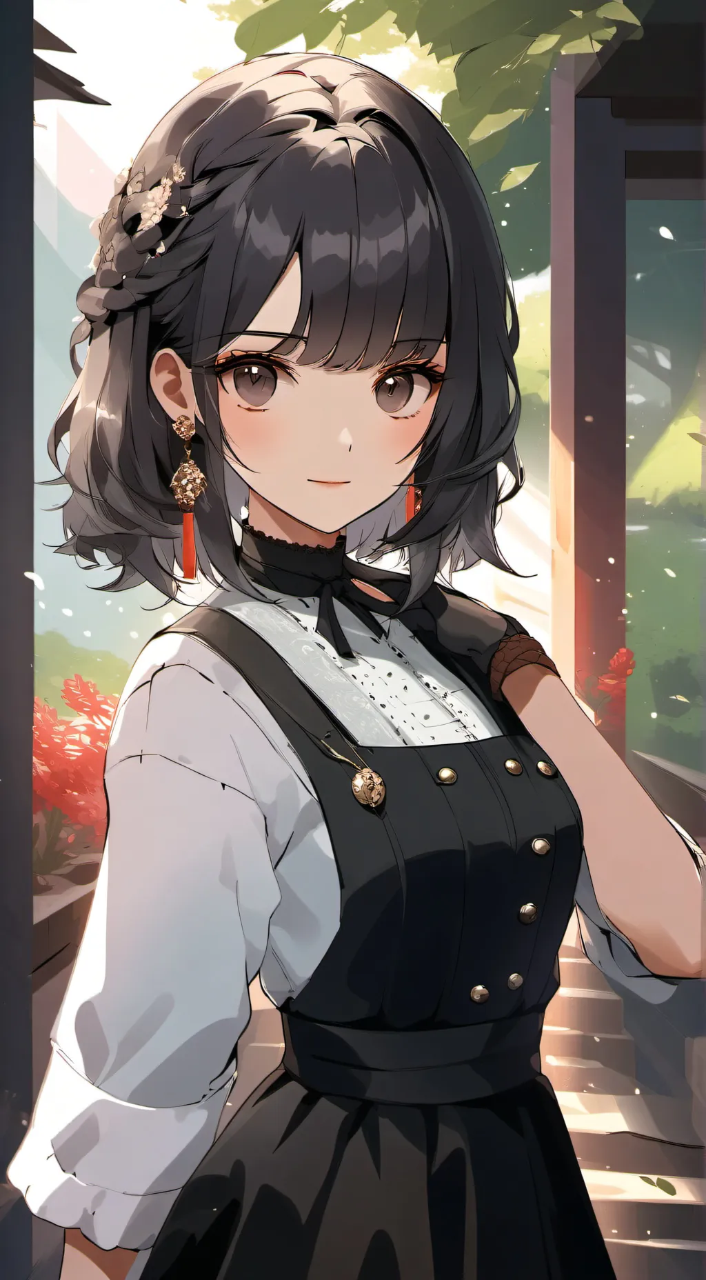 ai character: Luna background