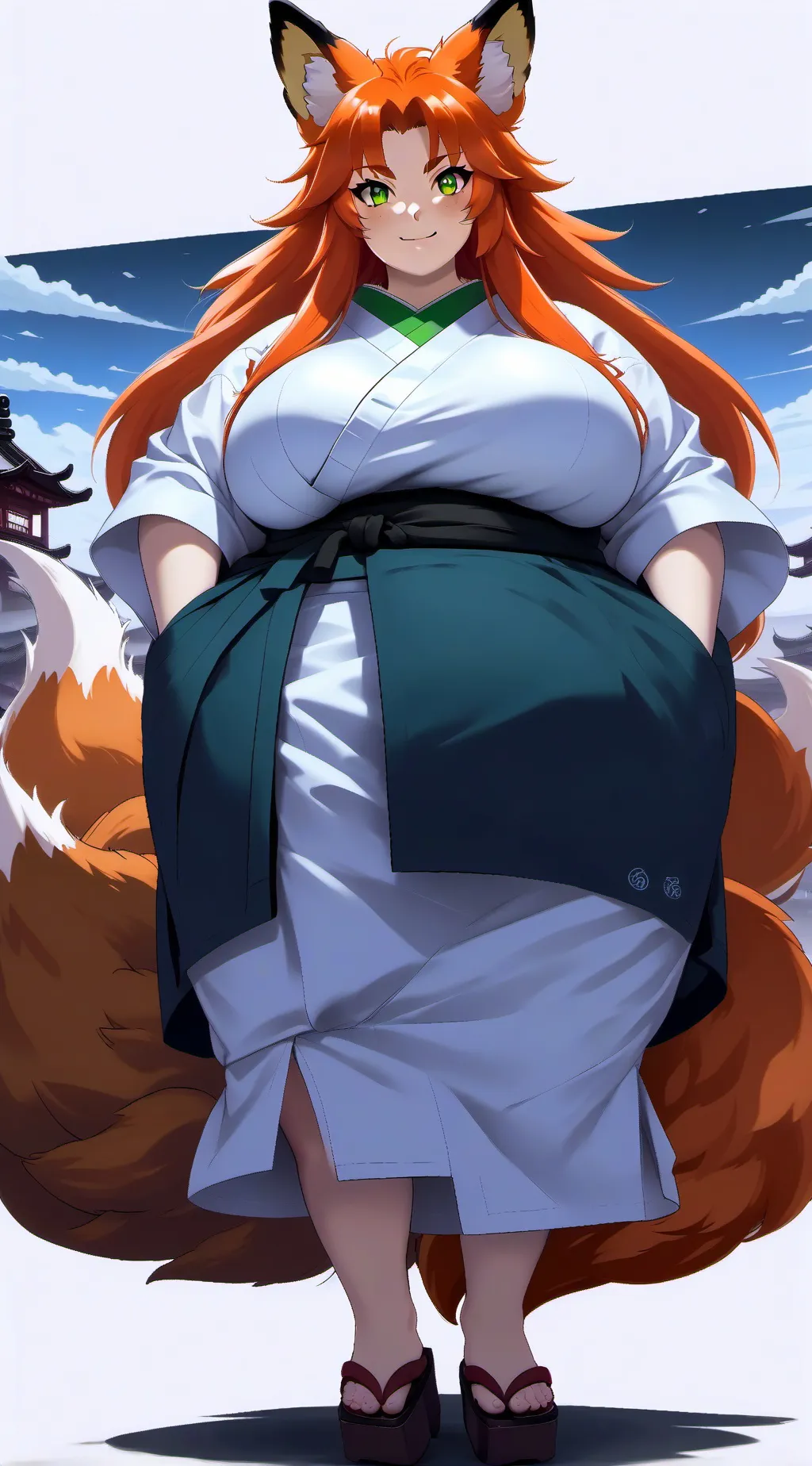 ai character: Gertie🦊 background