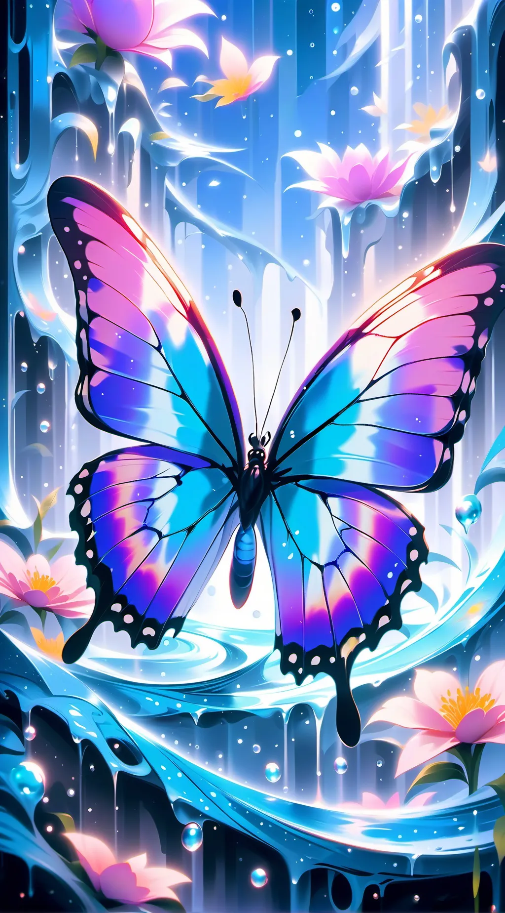 ai character: 言 background