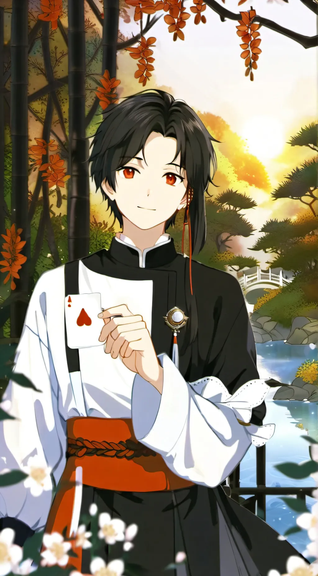 ai character: binting background