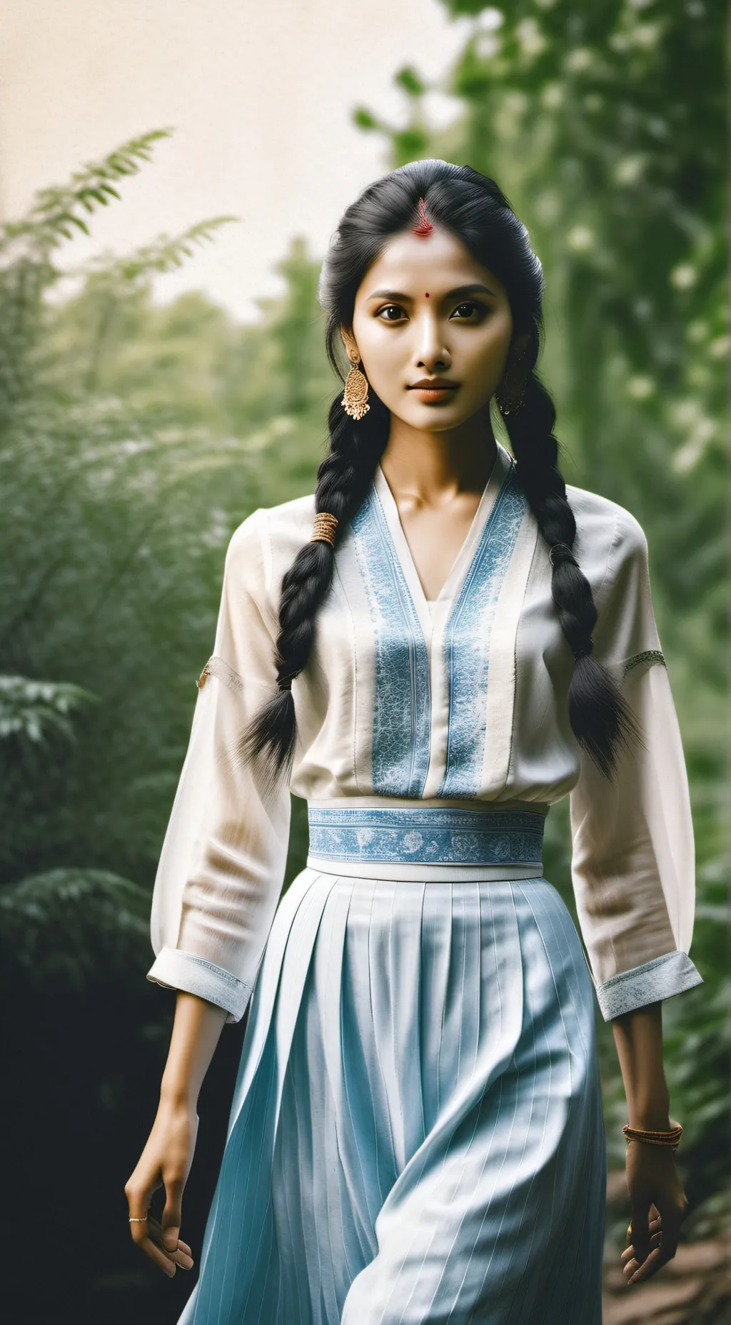 ai character:  vee background