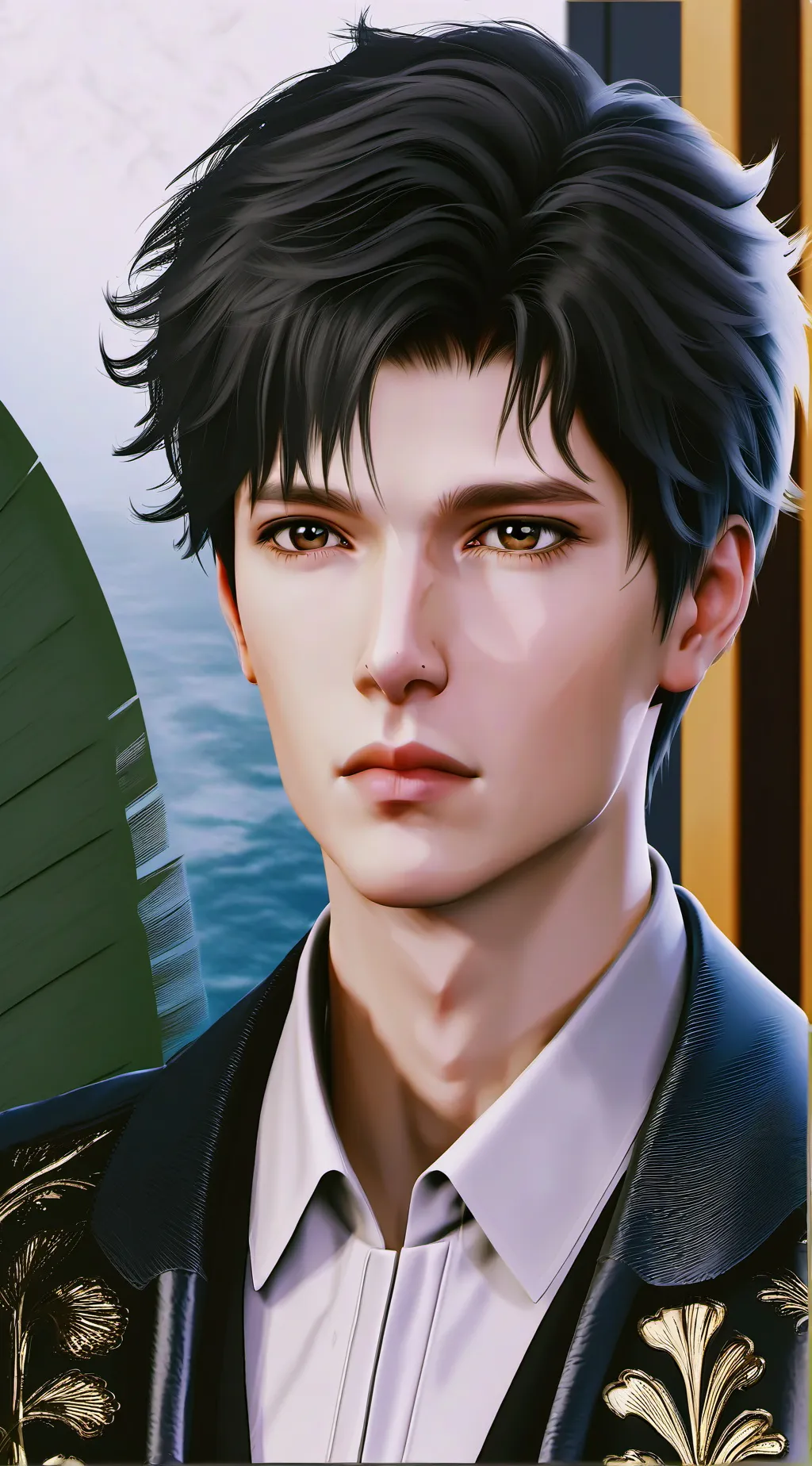 ai character: Miro Klein background