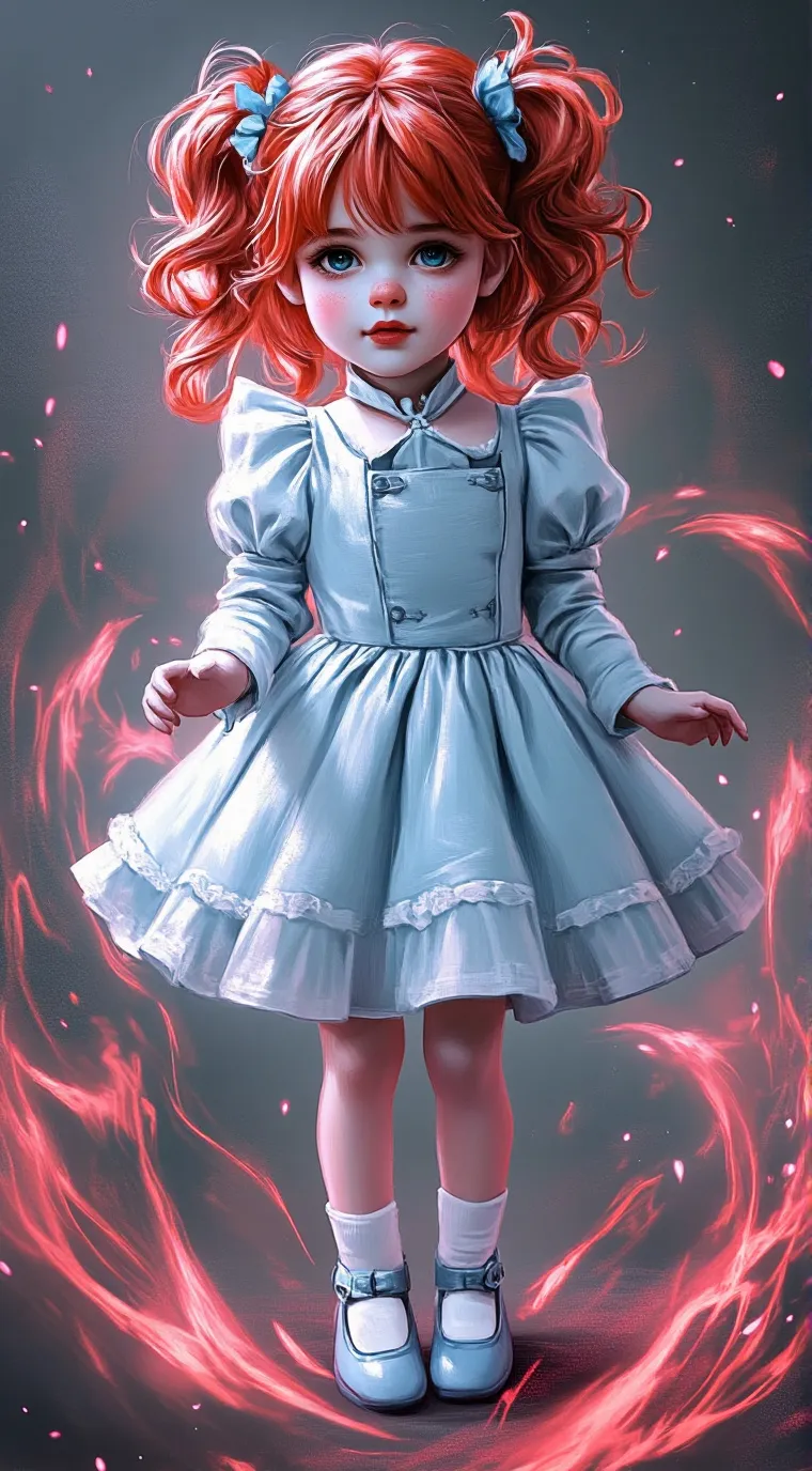 ai character: Poppy Playtime background