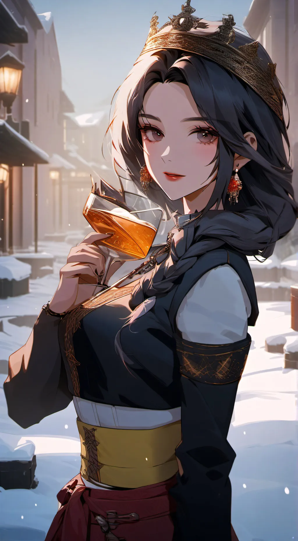 ai character: kori  background