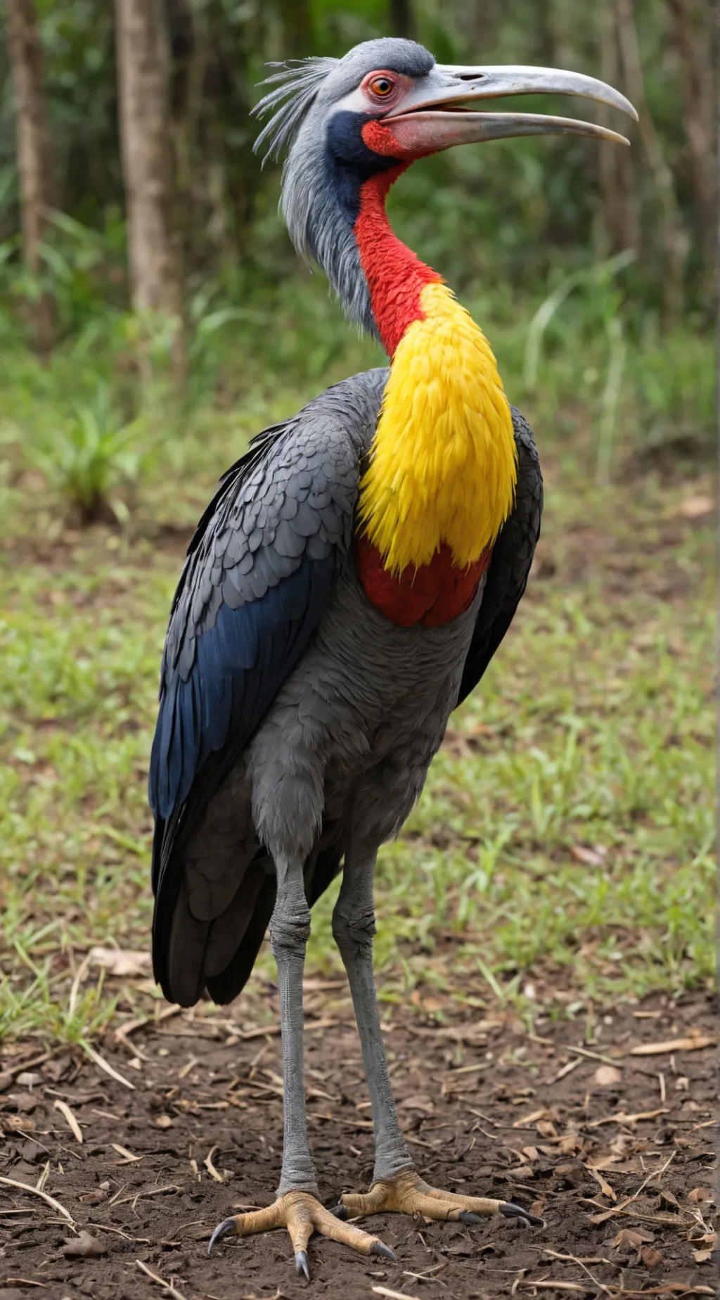 ai character: bird background
