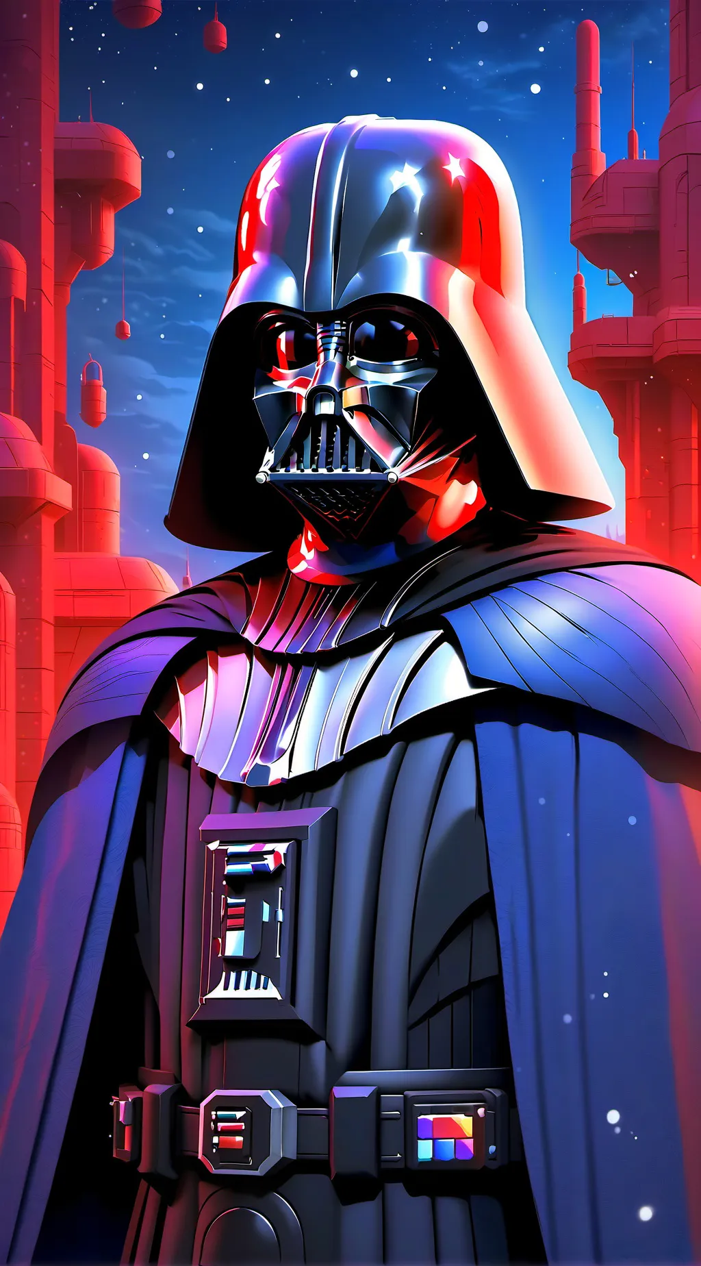 ai character: Vader/Obi-Wan  background