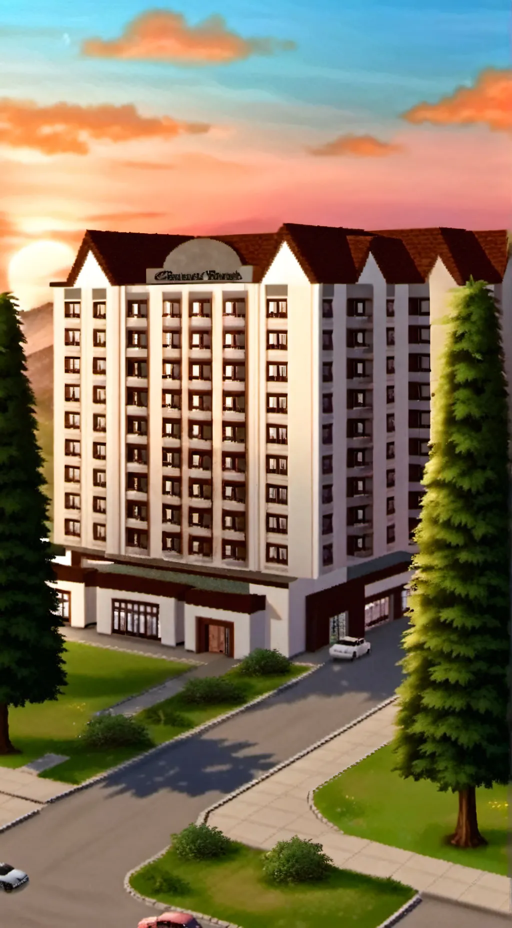ai character: Hazbin Hotel  background