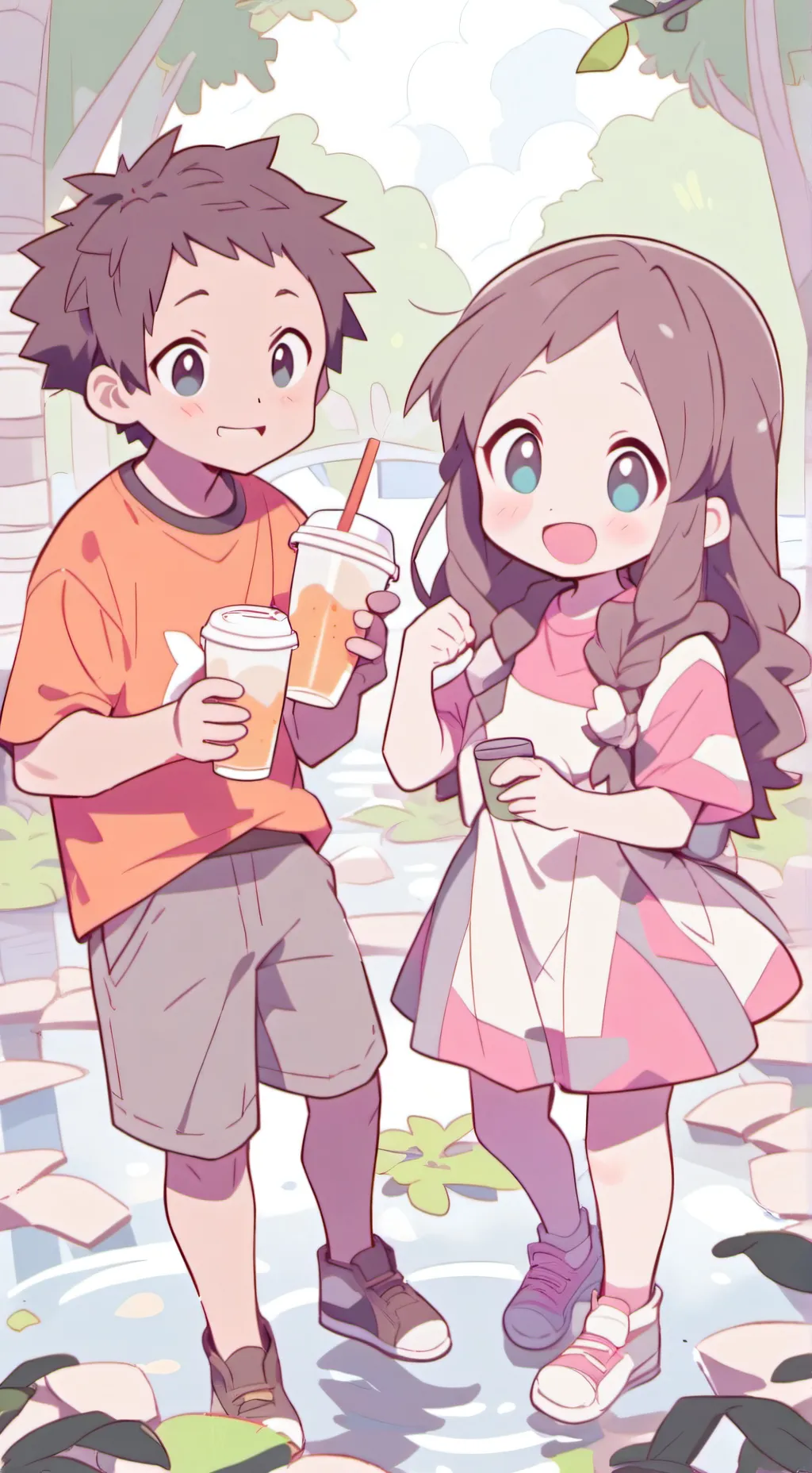 ai character: pick me again... background