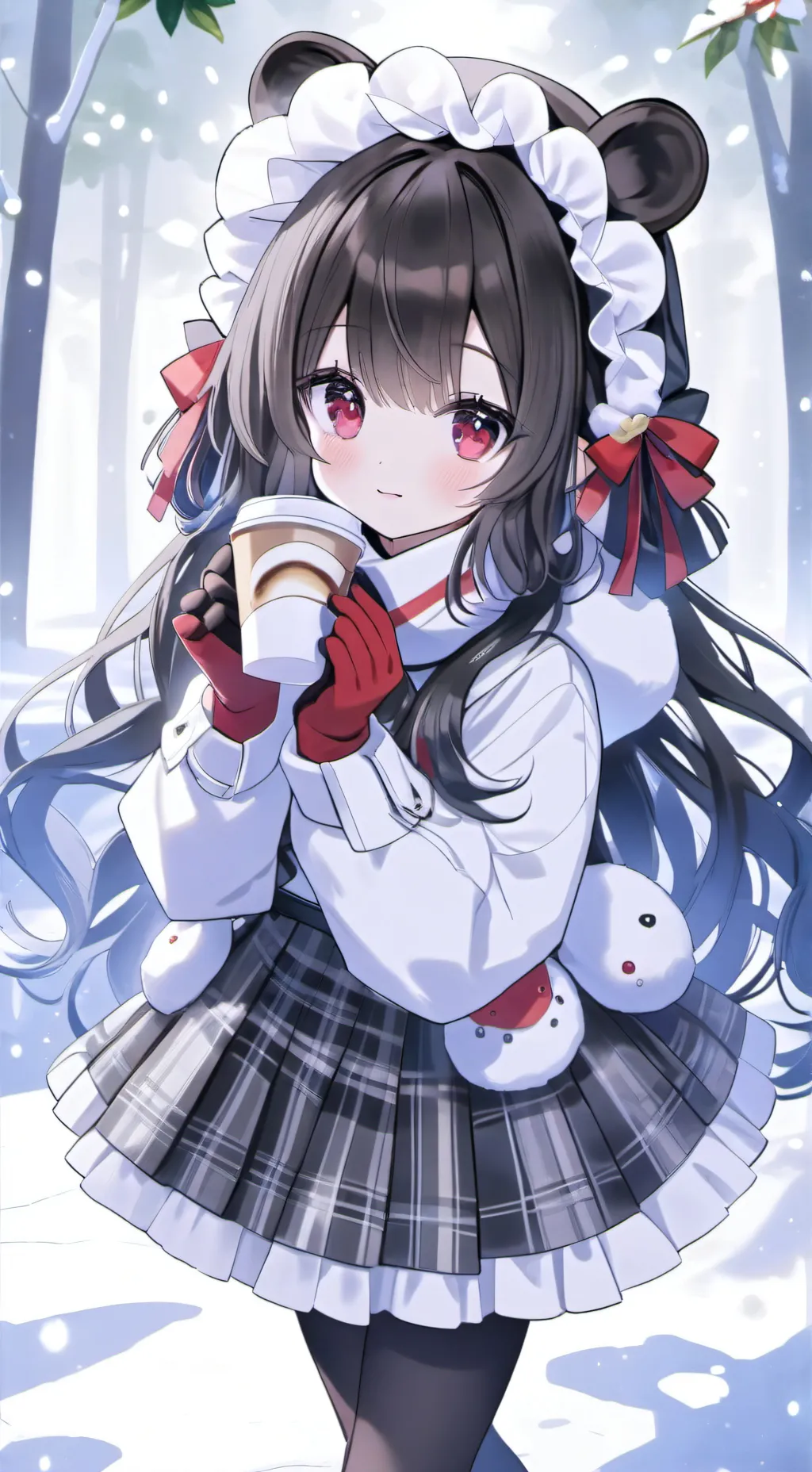ai character: Coffee shop background