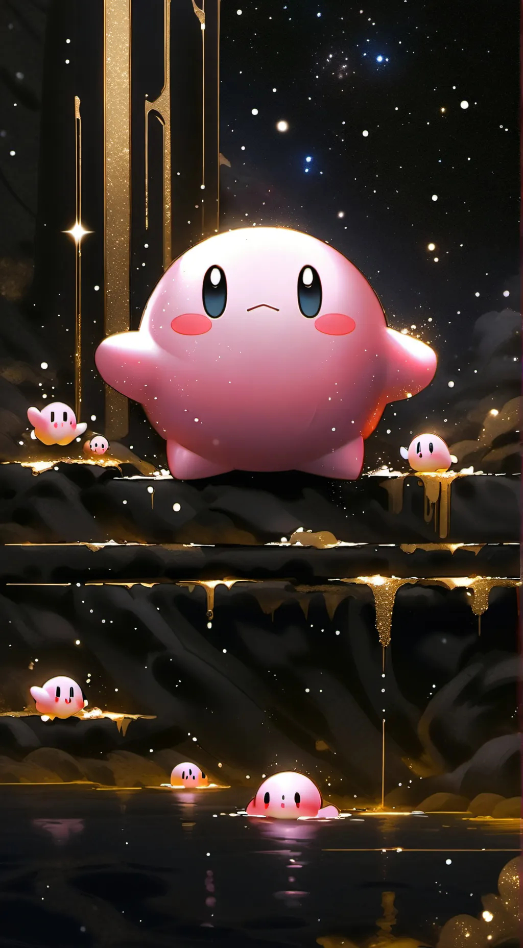 ai character: kirby the movie background