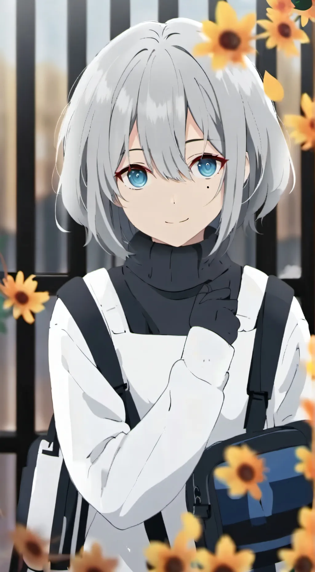 ai character: Aurora background