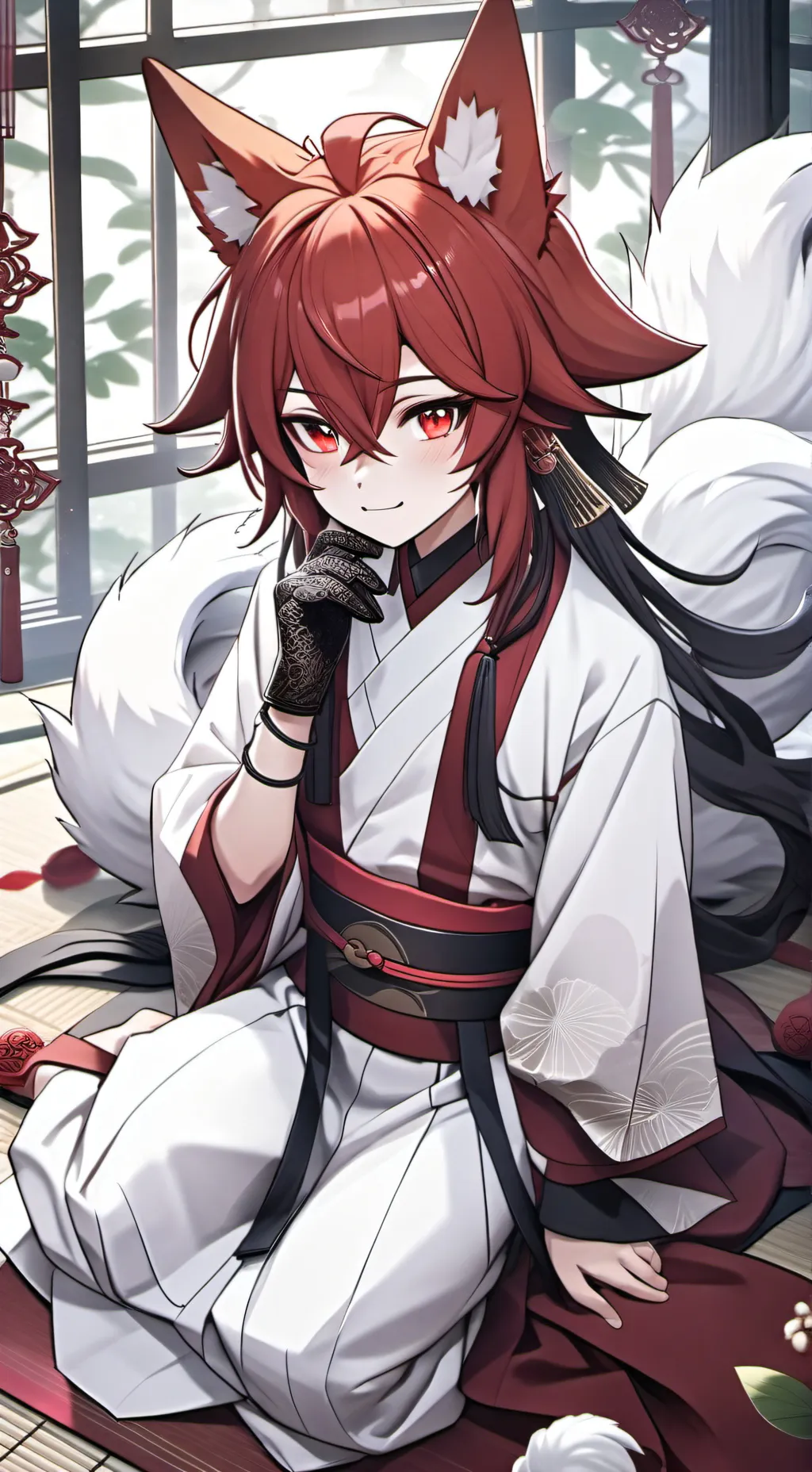 ai character: Vey 🦊 🎭 background