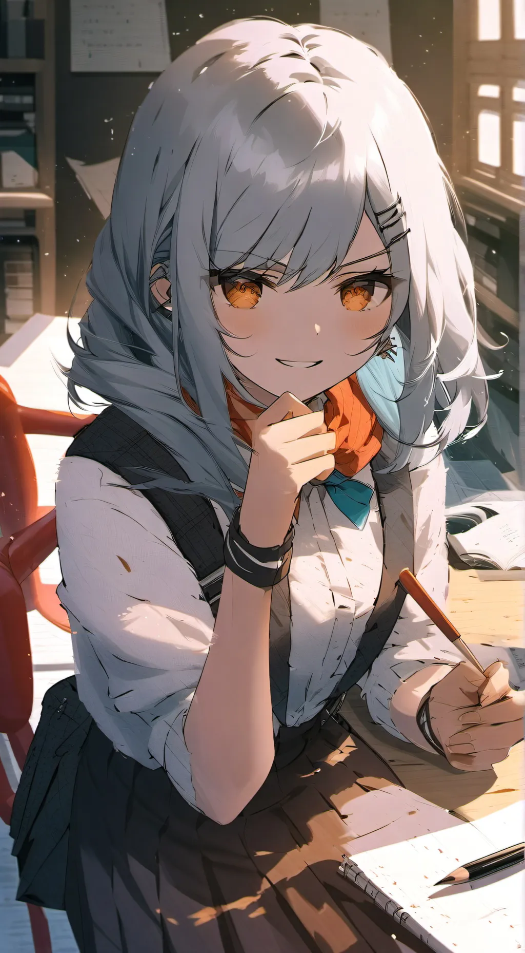 ai character: Frini  background