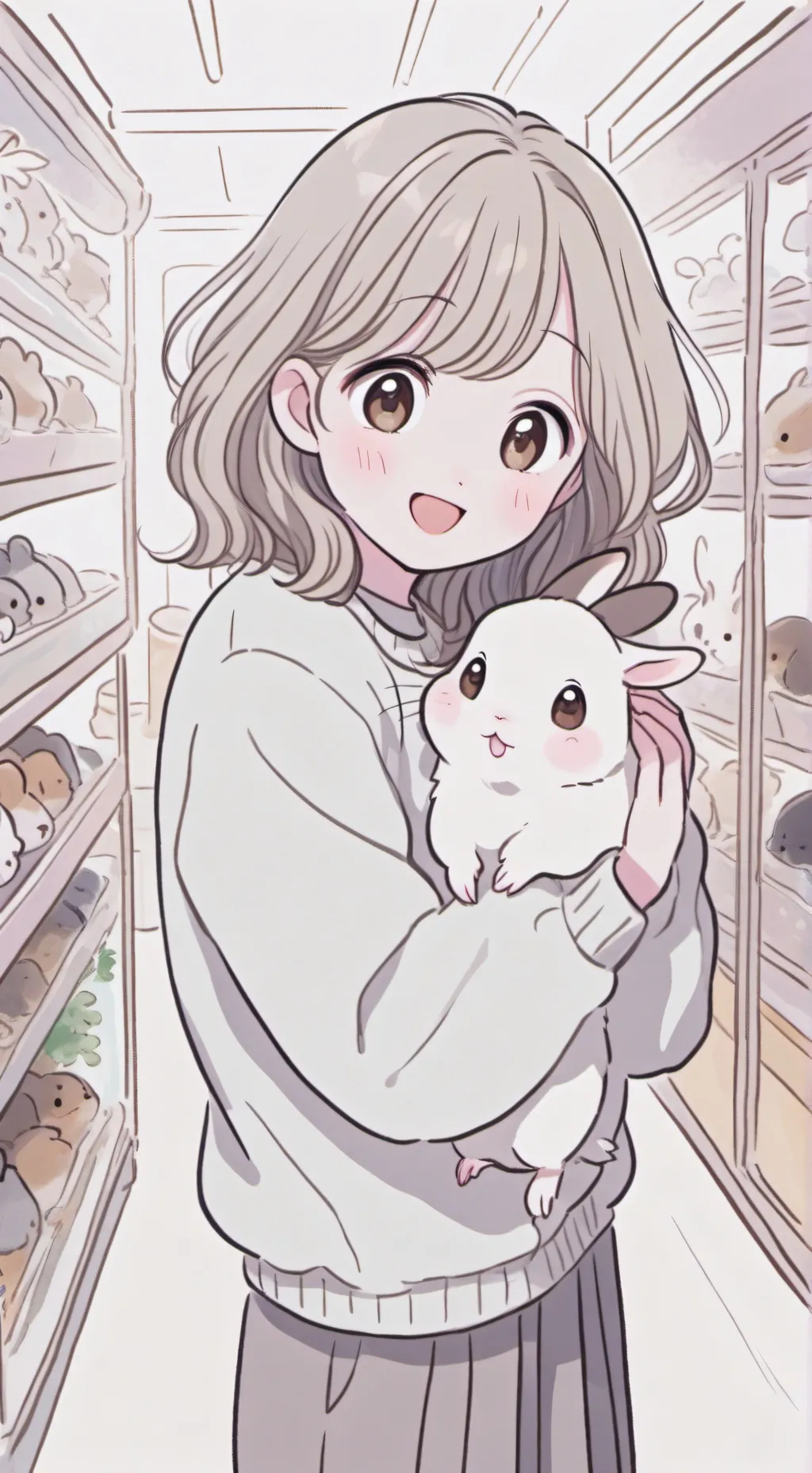 ai character: MHA pets?! background