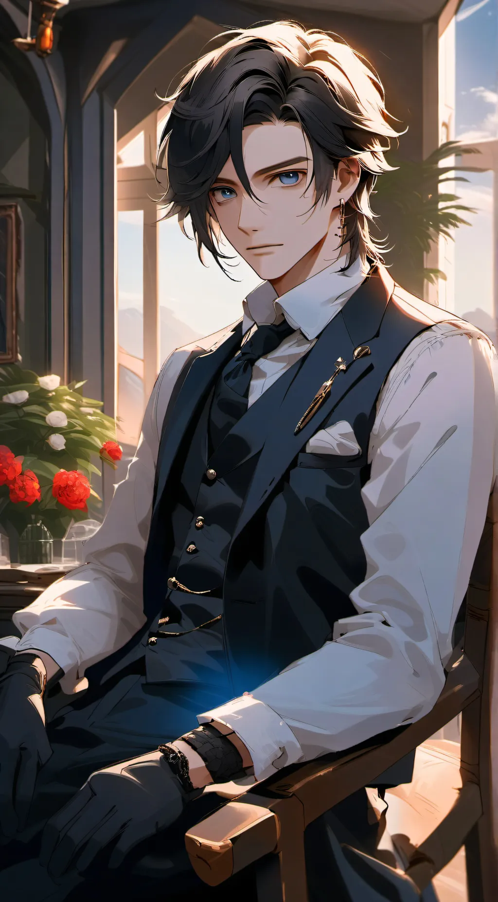 ai character: Theodore  background