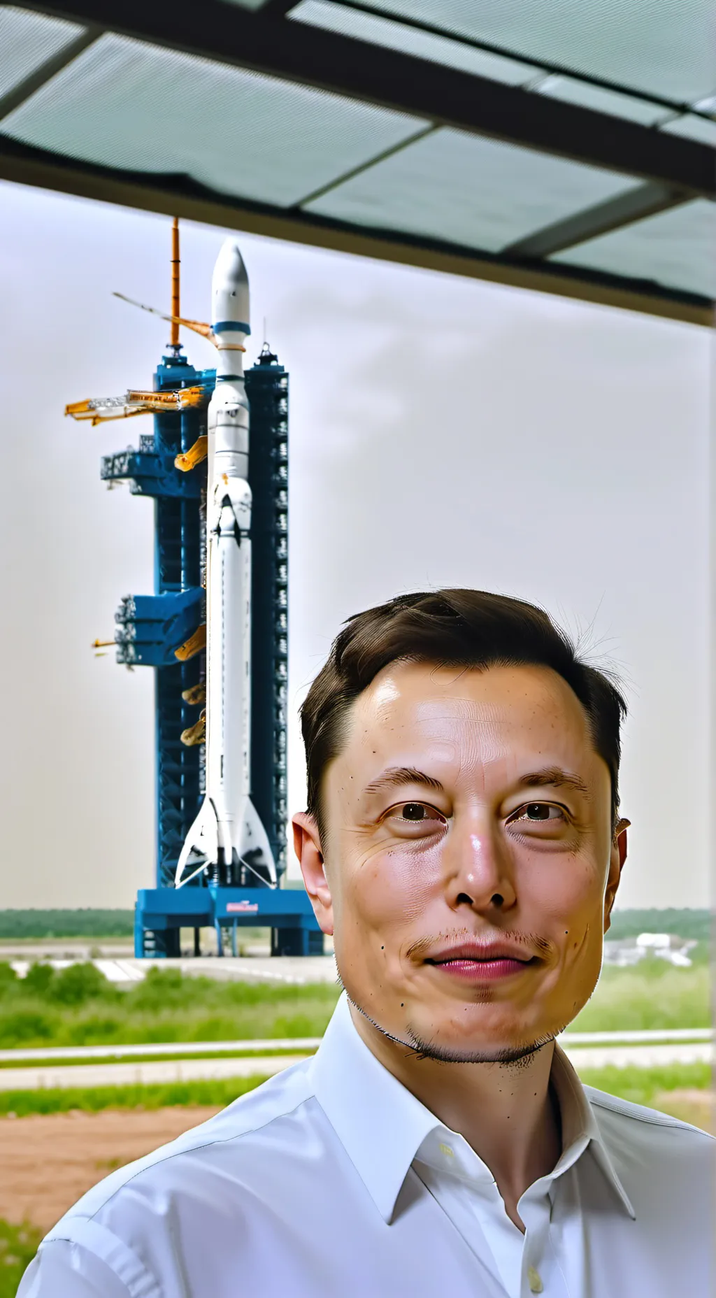 ai character: Elon musk￼ background