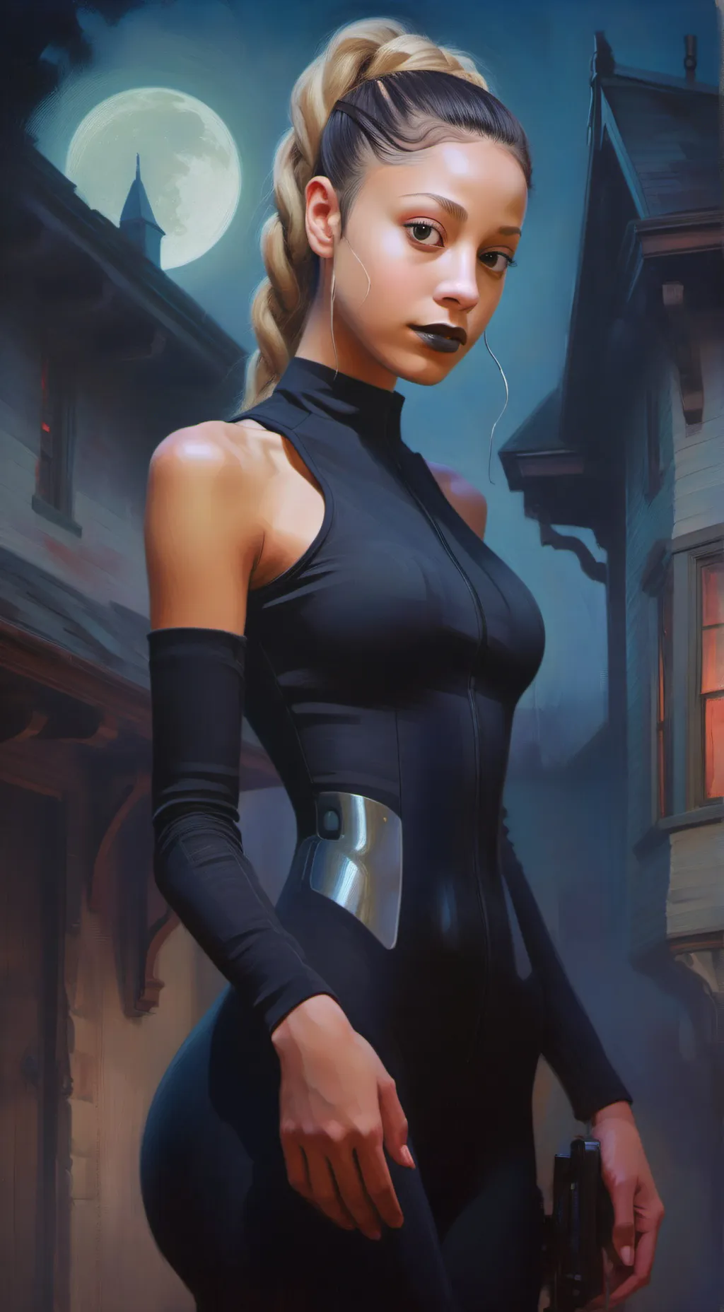 ai character: Jungle bee background