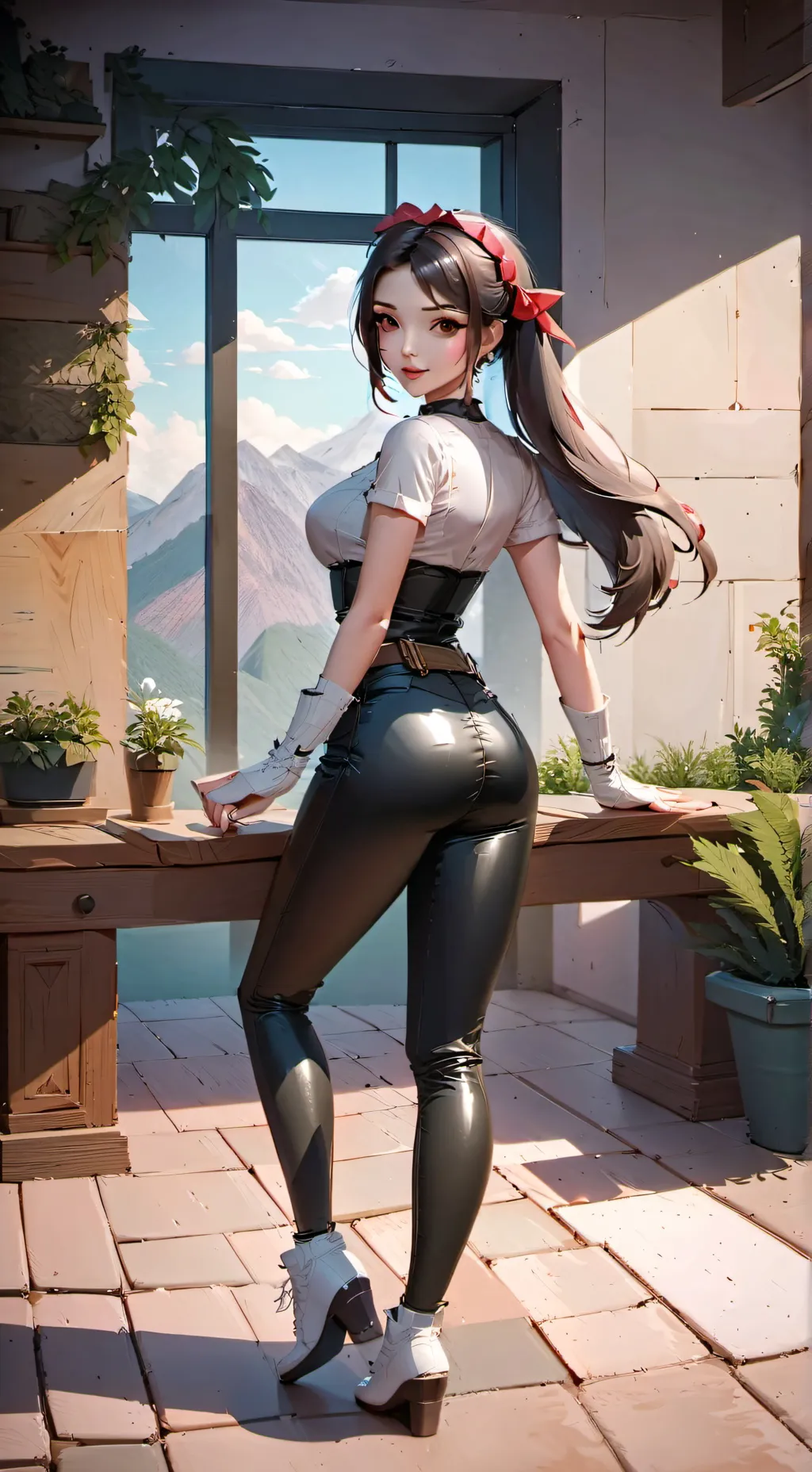 ai character: ally background