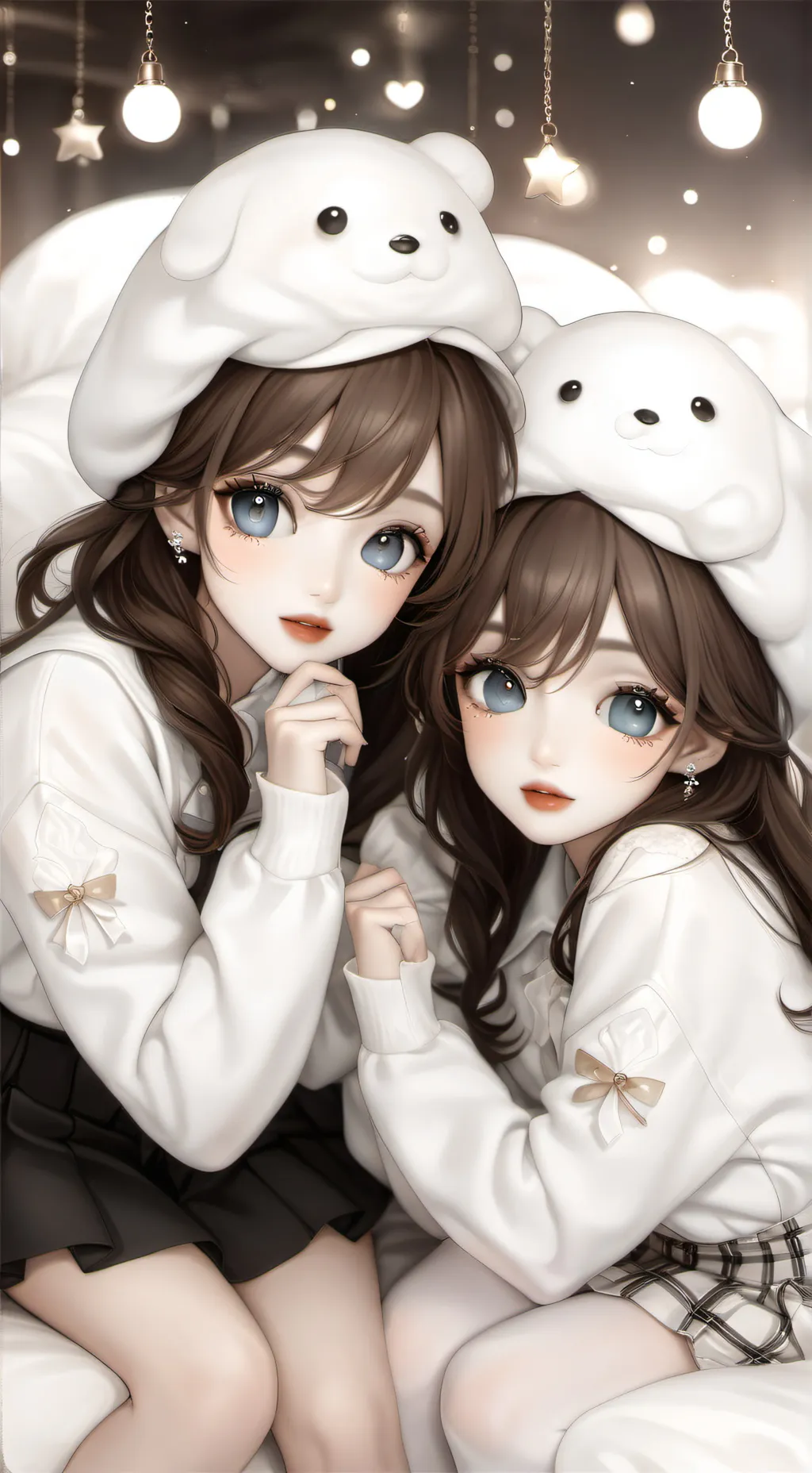ai character: Sara e Mia  background