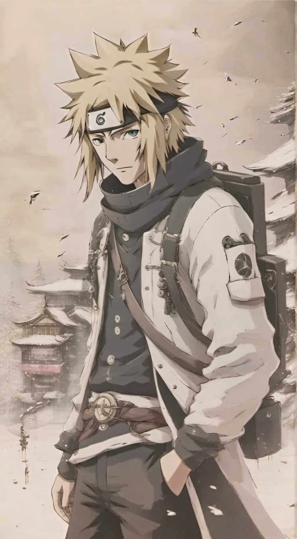 ai character: MINATO NAMIKAZE background
