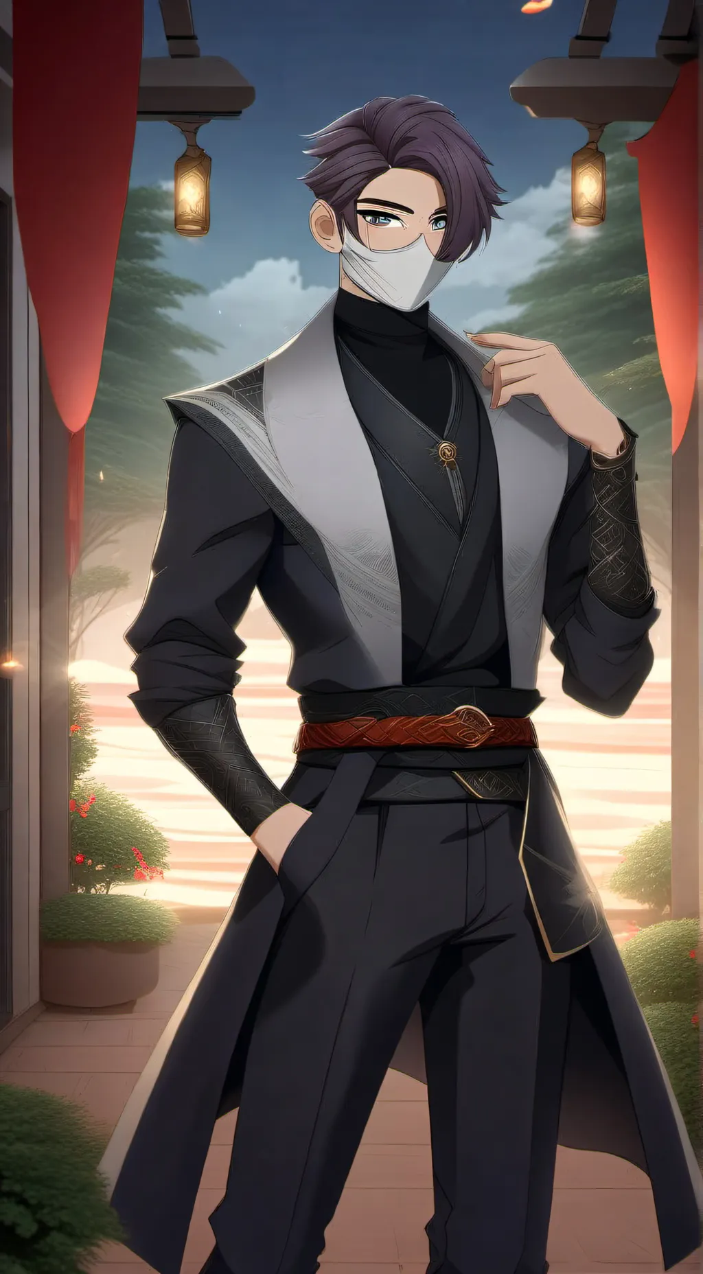ai character: Zane from apmou :3 background
