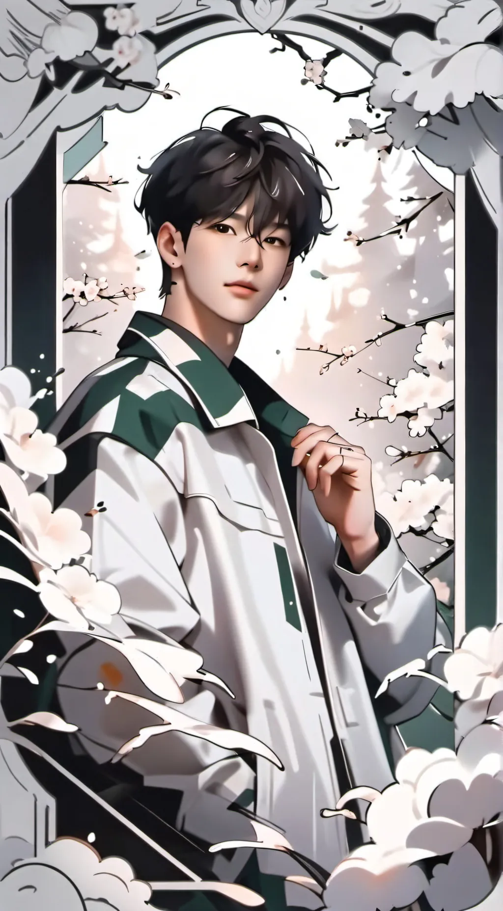 ai character: Jimin RM J-hope  background