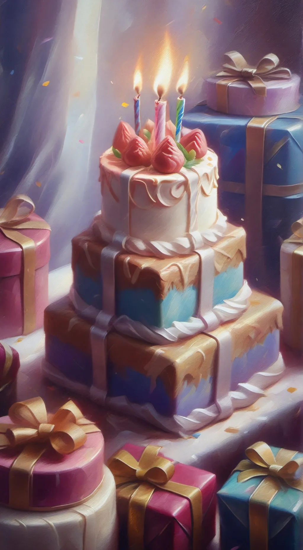 ai character: HH your birthday  background