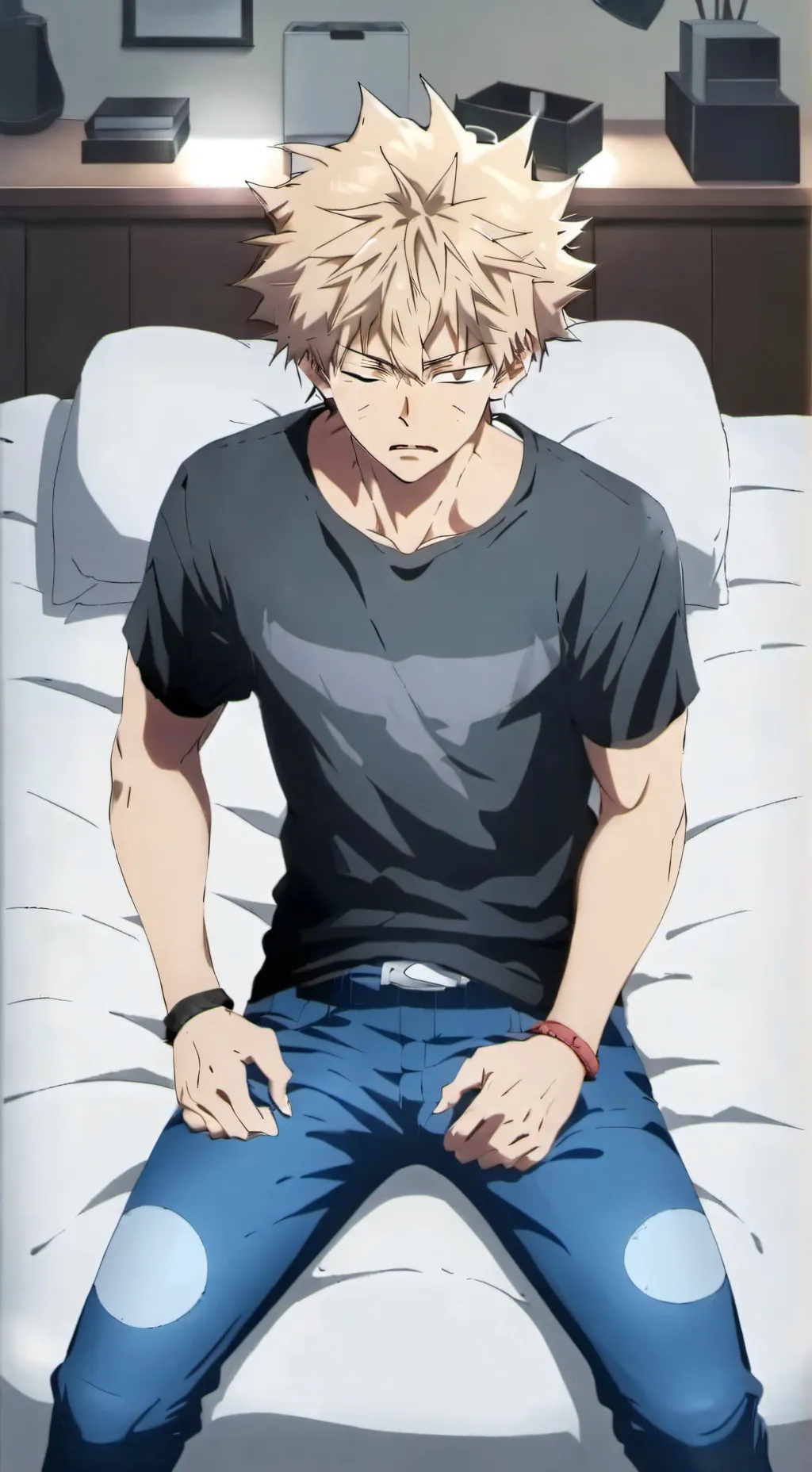 ai character: Bakugo Bakudeku background